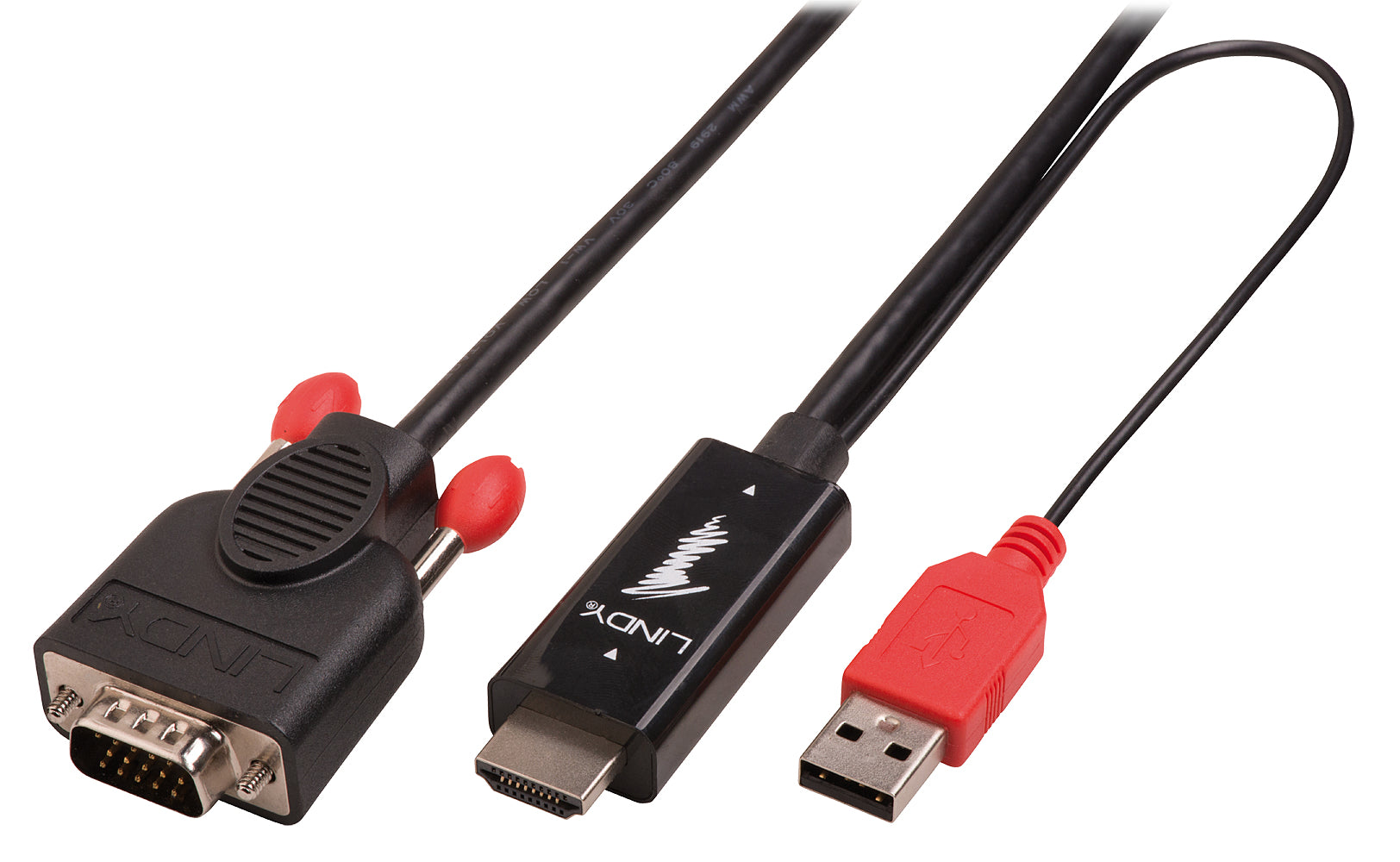 Adaptateur DisplayPort vers HDMI LINDY 41456 Noir