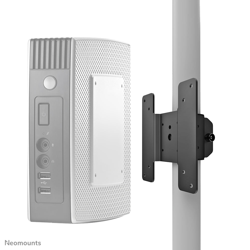 Neomounts THINCLIENT-05 - Composant de montage (support) - pour client léger - noir - fixation sur poteau