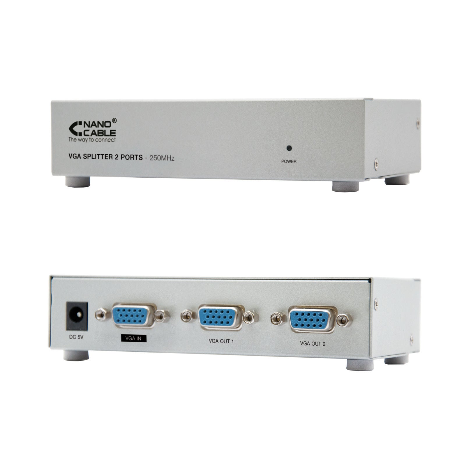 Commutateur VGA avec 2 Ports NANOCABLE AISCOV0074
