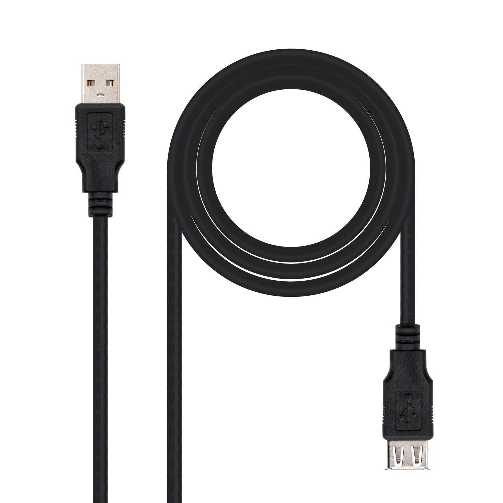 Câble de Rallonge TooQ FS20200M-B 1,8 m USB Noir 1,8 m