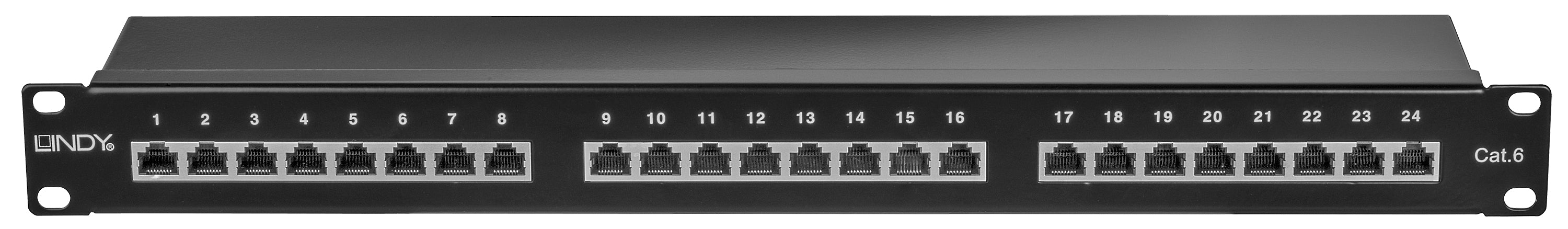 Panneau de Brassage 24 Ports UTP Catégorie 6 LINDY 25990