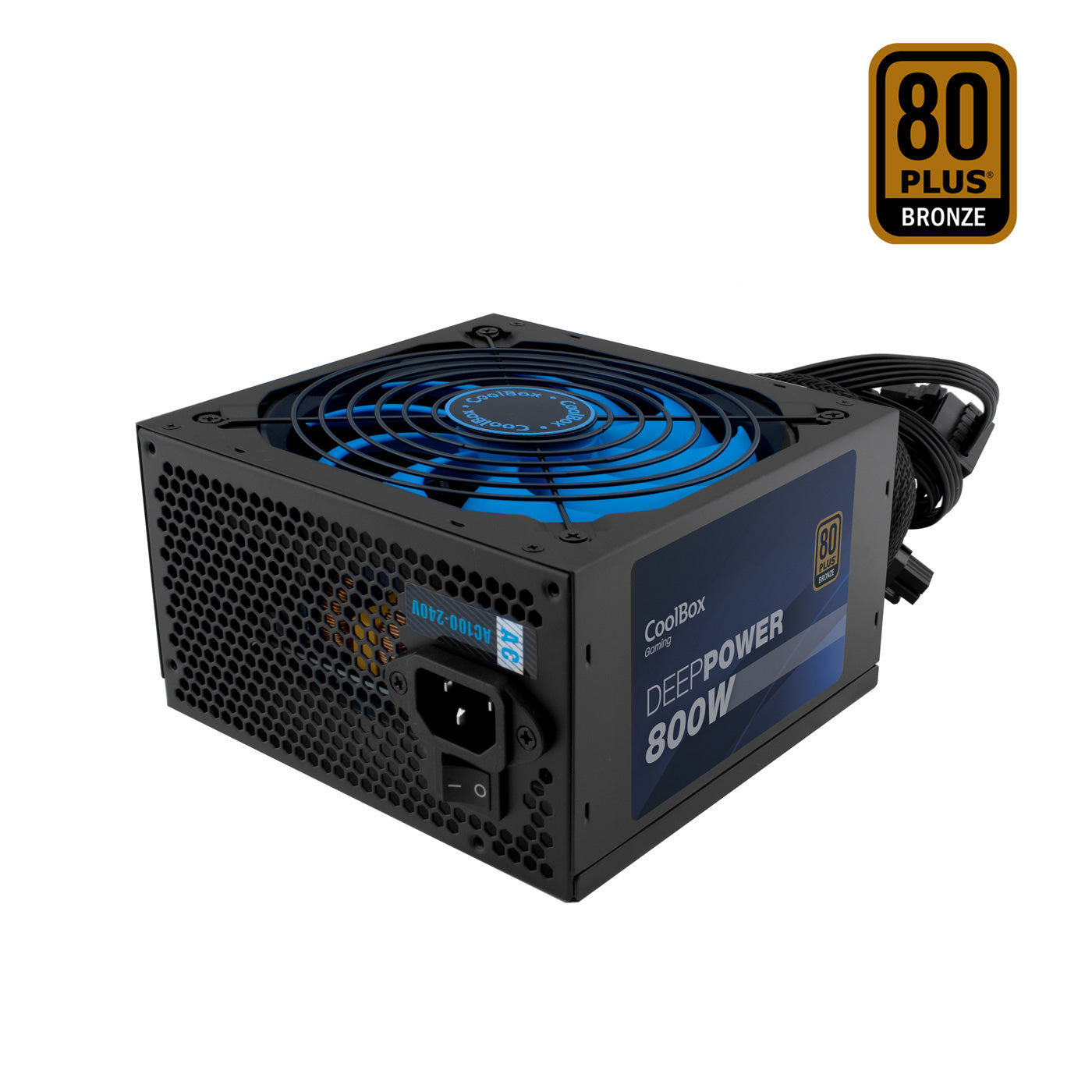 Bloc d’Alimentation CoolBox DG-PWS800-85B 800 W ATX Noir