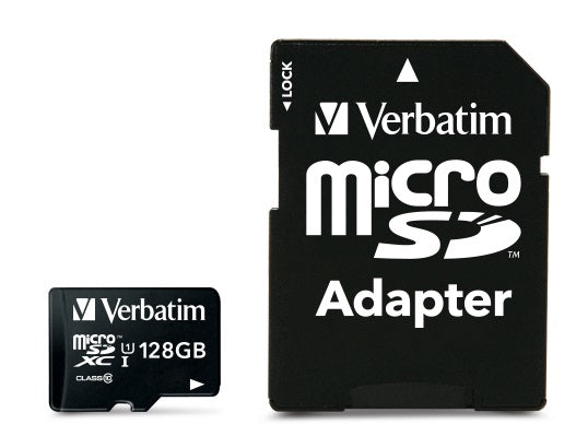 Carte mémoire Micro SD Verbatim Premium - 128Go avec adaptateur