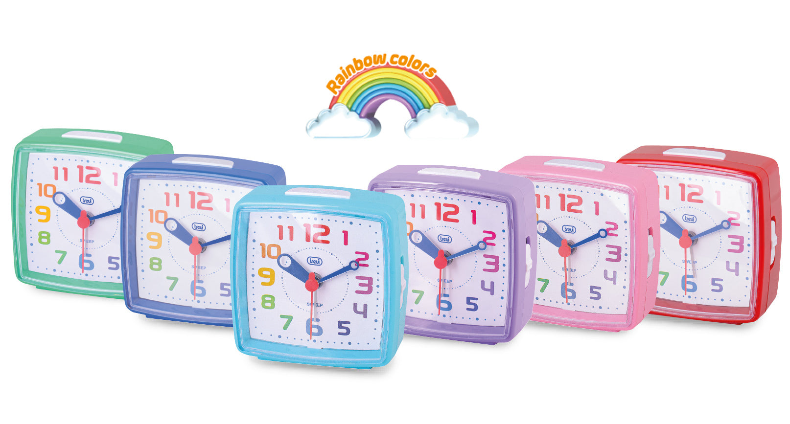 Pendule Réveil Trevi 0304700 Assortiment de couleurs