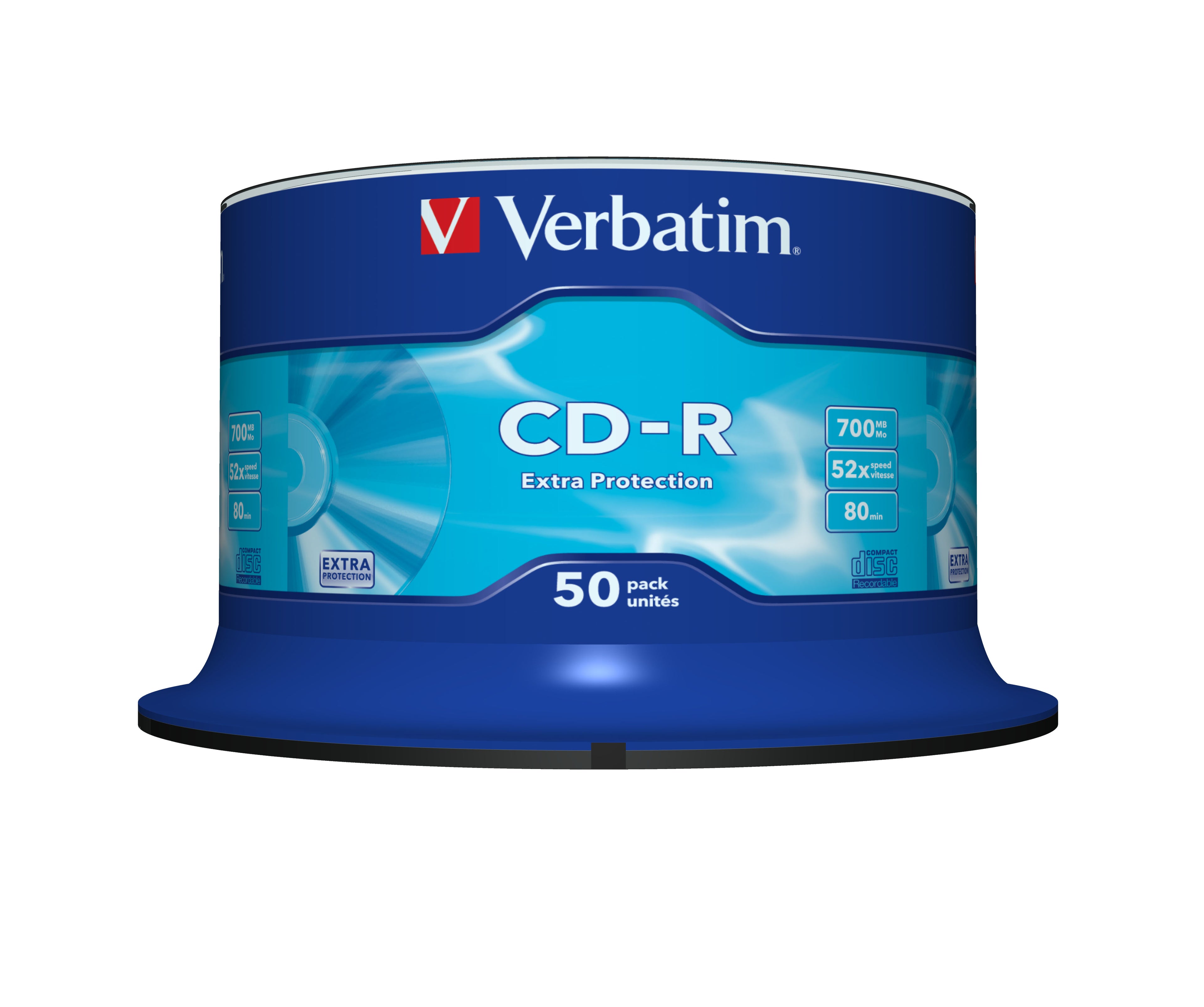 CD-R Verbatim 43351 52x 700 MB (50 Unités)