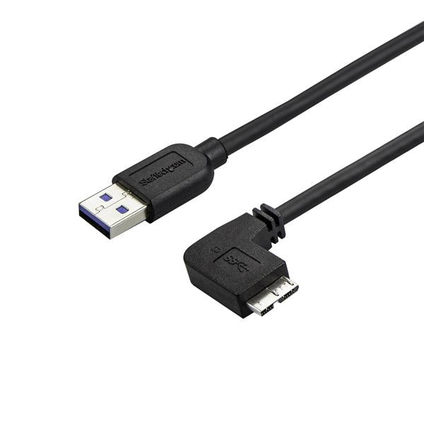 Câble USB vers micro USB Startech USB3AU1MRS Noir
