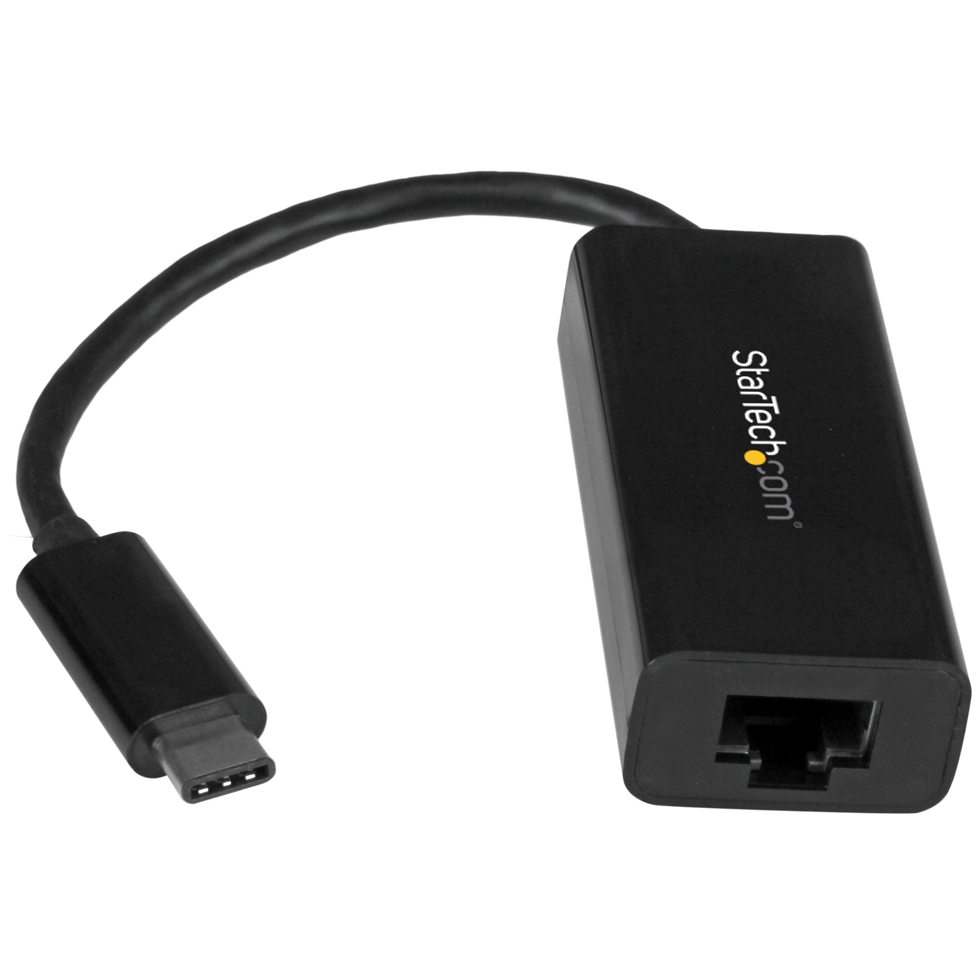 StarTech.com Adaptateur réseau USB-C vers RJ45 Gigabit Ethernet - M/F - USB 3.1 Gen 1 (5 Gb/s) (US1GC30B) - Adaptateur réseau - USB-C - Gigabit Ethernet - noir - pour P/N: HB30C3A1CFB, HB30C3A1CFS, TB33A1C