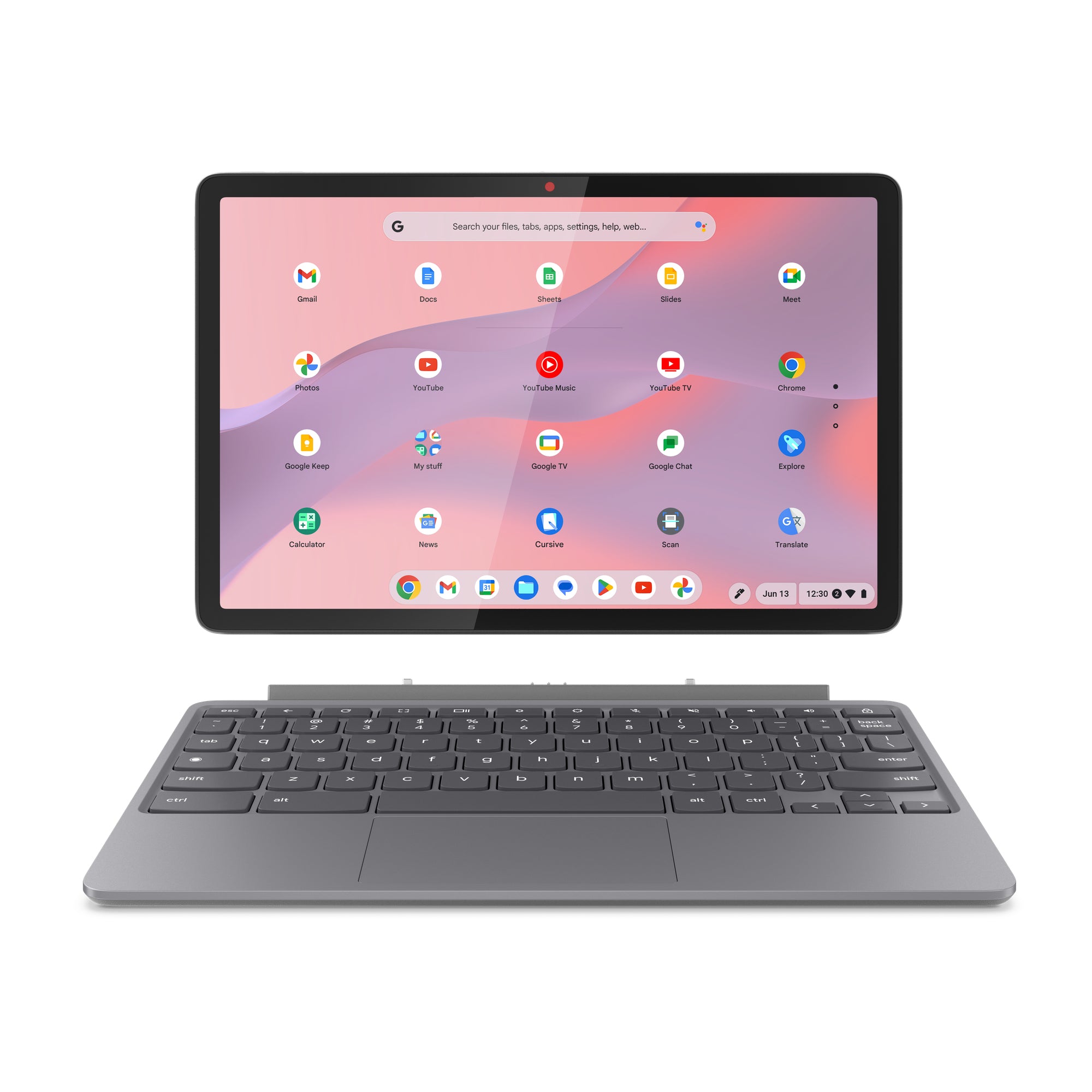 Ordinateur Portable Lenovo Chromebook Duet 10,95" Kompanio 838 8 GB RAM 128 GB SSD Espagnol Qwerty