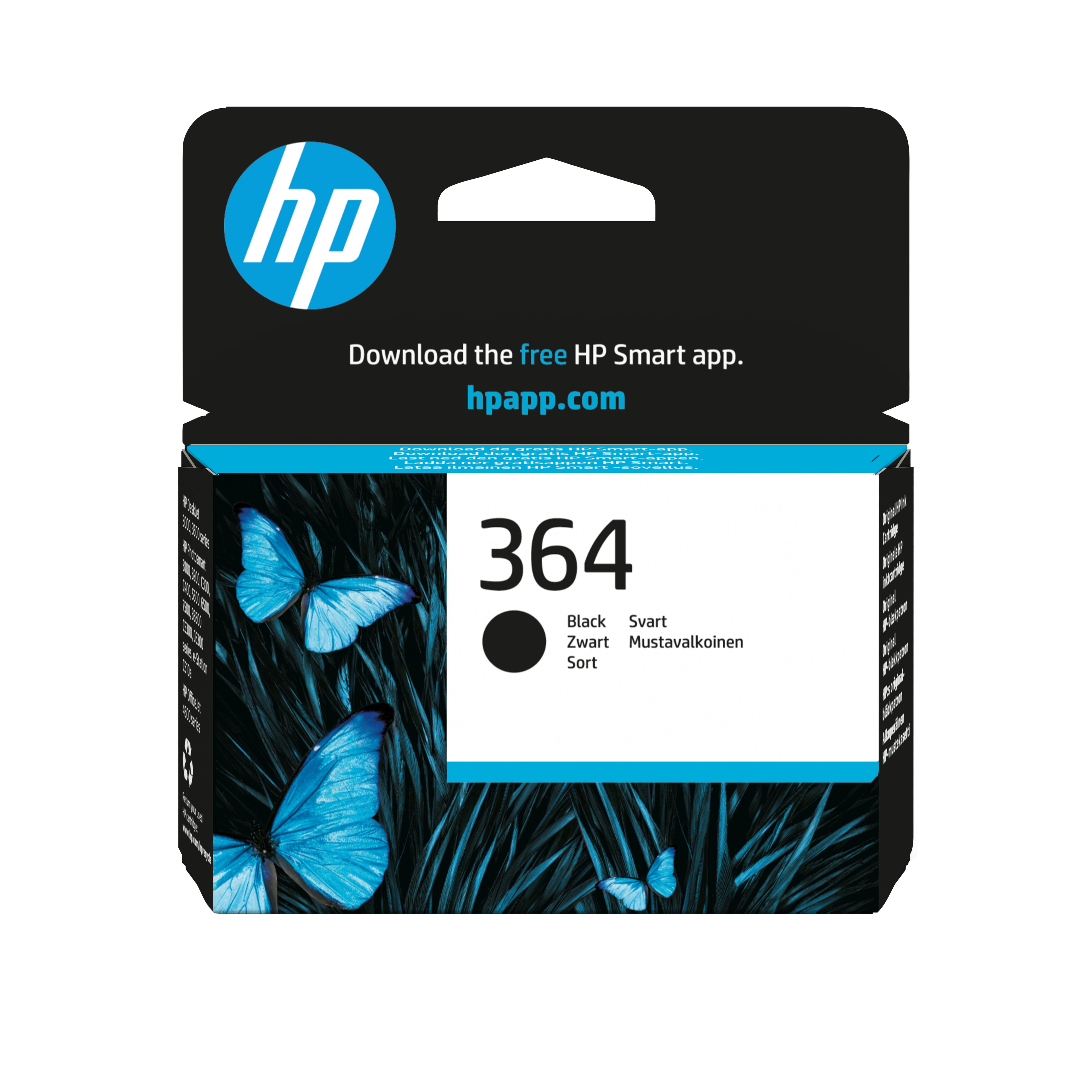 Cartouche d'encre originale HP 364 Noir