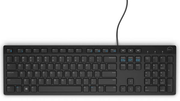 ClavierUSBfrançais (AZERTY)noirpour Inspiron 17 5759, 3459, Precision Mobile Workstation 3510, 5510, 7510, 7710, Vostro 3905pour Wyse