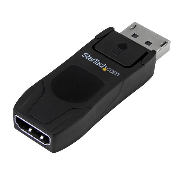 StarTech.com Adaptateur Displayport vers HDMI - 4K30 - DPCP & HDCP - DisplayPort 1.2 vers HDMI 1.4 - Adaptateur Apple HDMI (DP2HD4KADAP) - Adaptateur vidéo - DisplayPort mâle pour HDMI femelle - noir - passif, support 4K30Hz (3840 x 2160) - pour P/N: TB2D