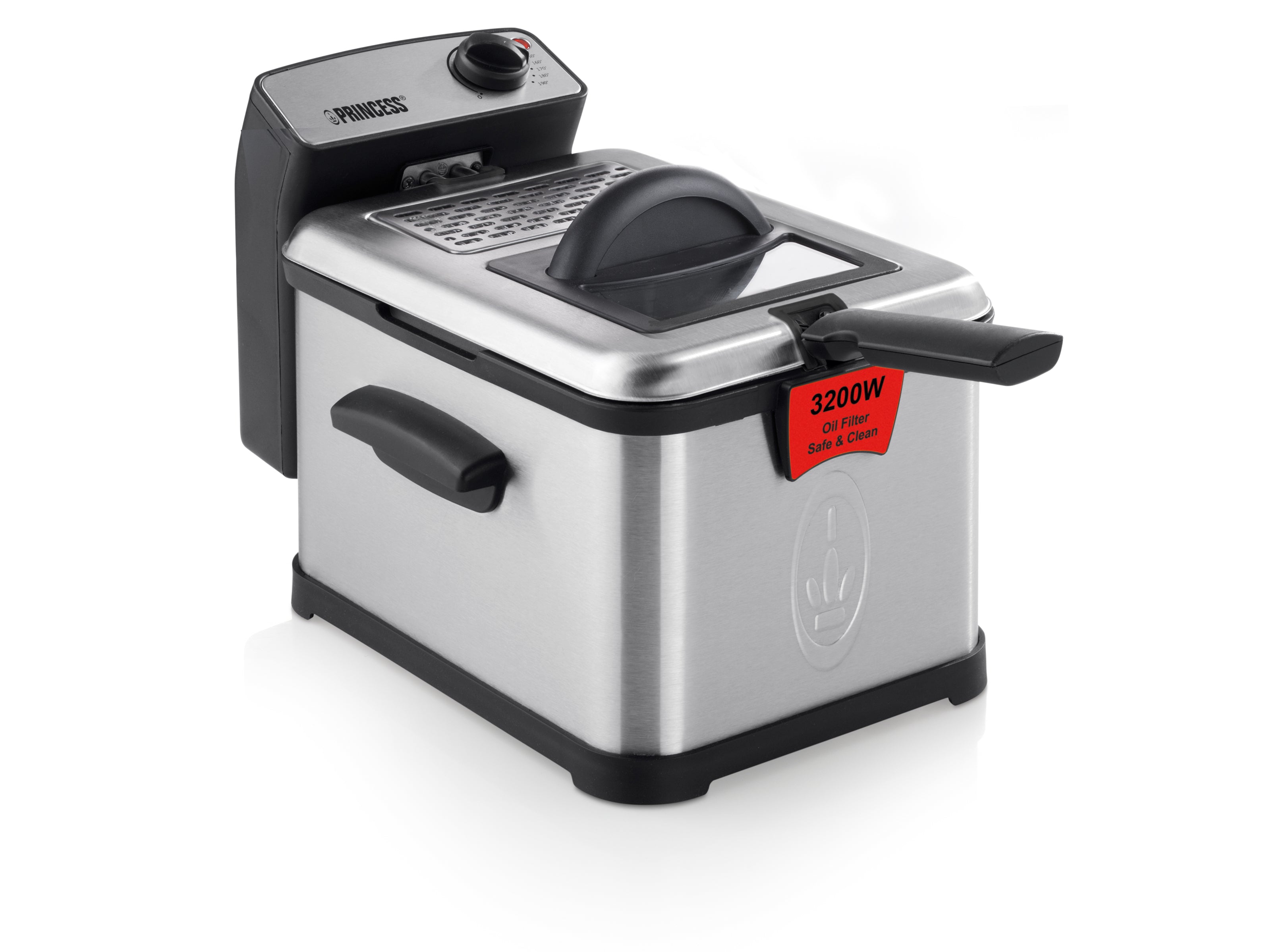 Friteuse Princess 01.183001.01.050 3 L Noir Argenté