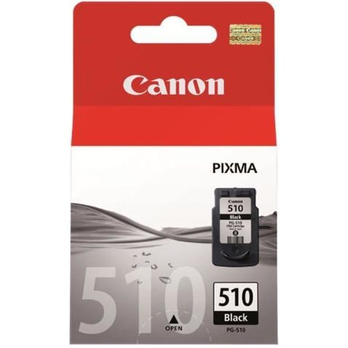 Canon PG-510 - 9 ml - noir - original - cartouche d'encre - pour PIXMA MP230, MP237, MP252, MP258, MP270, MP280, MP282, MP499, MX350, MX360, MX410, MX420