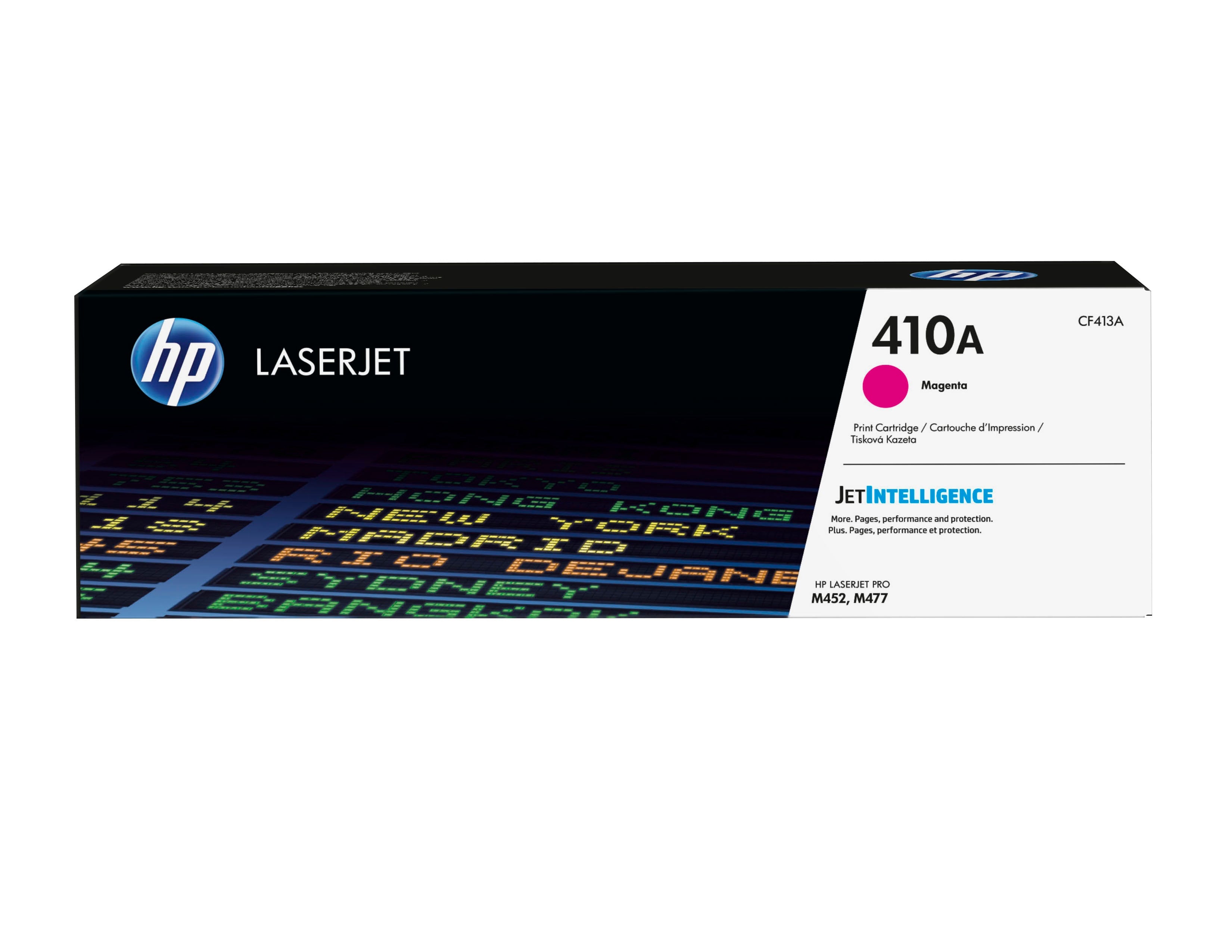HP 410A - Magenta - original - LaserJet - cartouche de toner (CF413A) - pour Color LaserJet Pro M452, MFP M377, MFP M477
