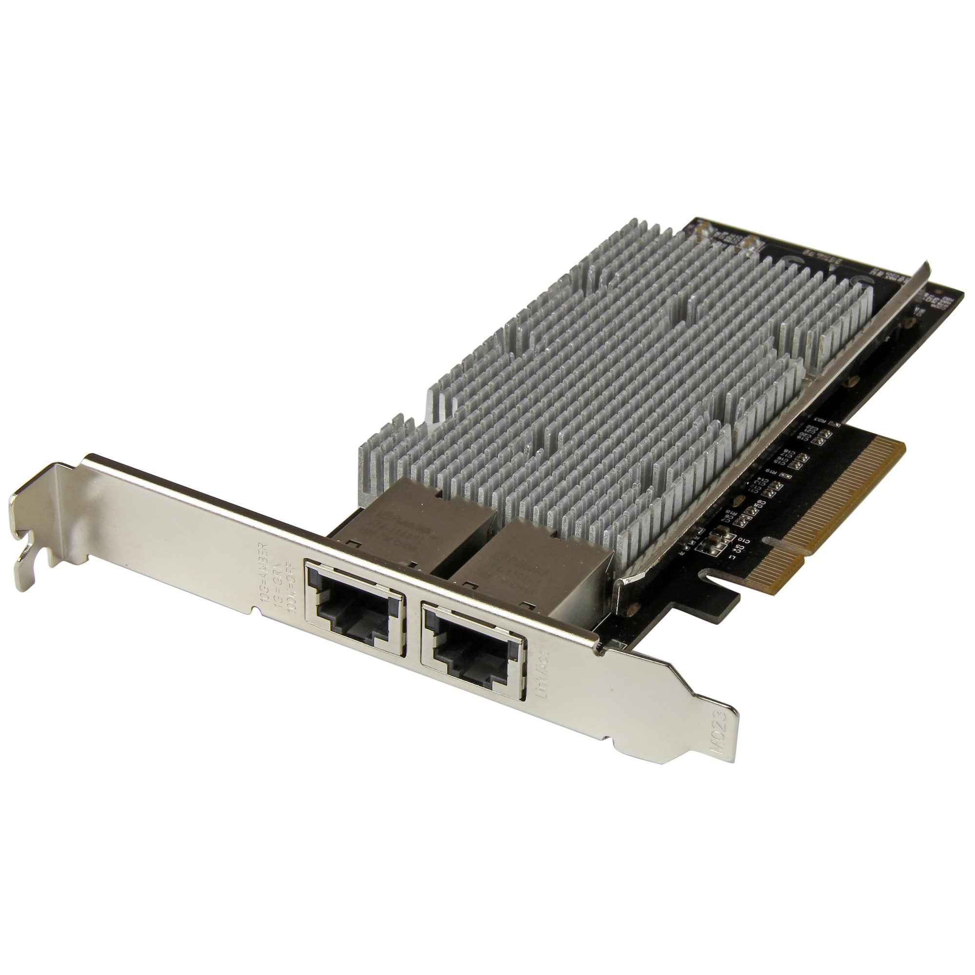 StarTech.com Carte réseau PCI Express à 2 ports 10GBase-T Ethernet avec chipset Intel X540 - Adaptateur NIC PCIe GbE - Adaptateur réseau - PCIe 2.0 x8 profil bas - 10Gb Ethernet x 2 - noir - pour P/N: BNDTB10GI, BNDTB210GSFP, BNDTB310GNDP, BNDTB410GSFP, B