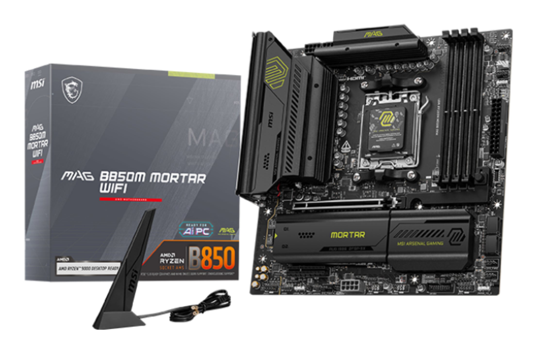 Carte Mère MSI MAG B850M MORTAR WIFI AMD AM5