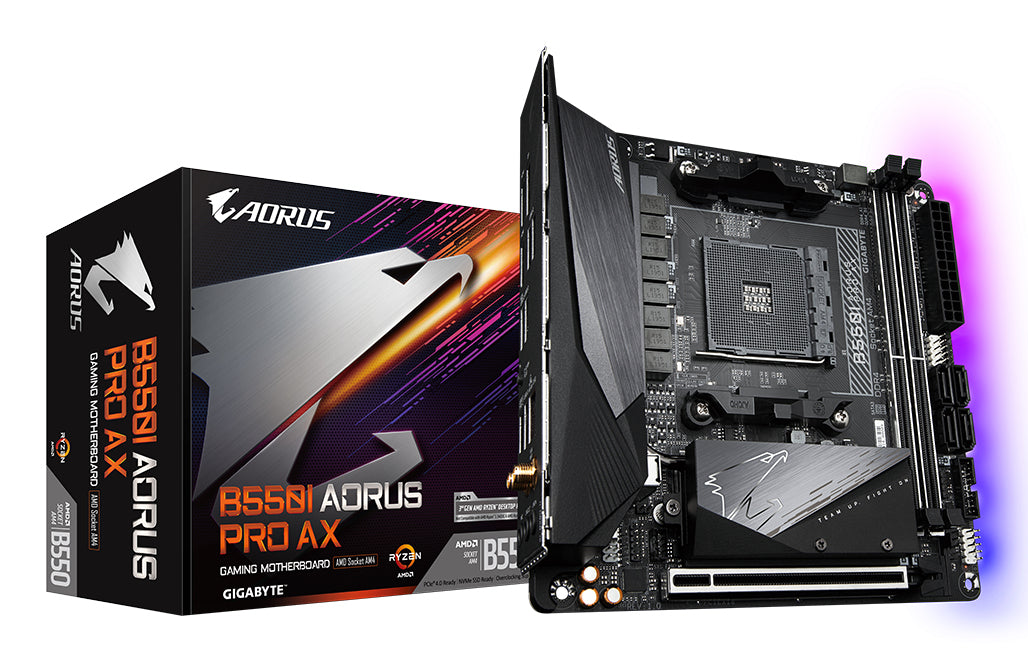 Carte Mère Gigabyte B550i Aorus Pro AX (AM4) Mini ITX