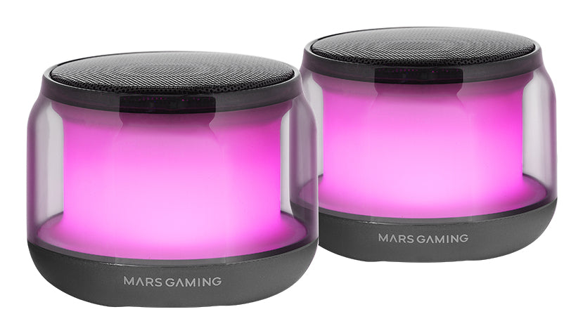 Haut-parleurs bluetooth portables Mars Gaming MSAURA Noir 15 W