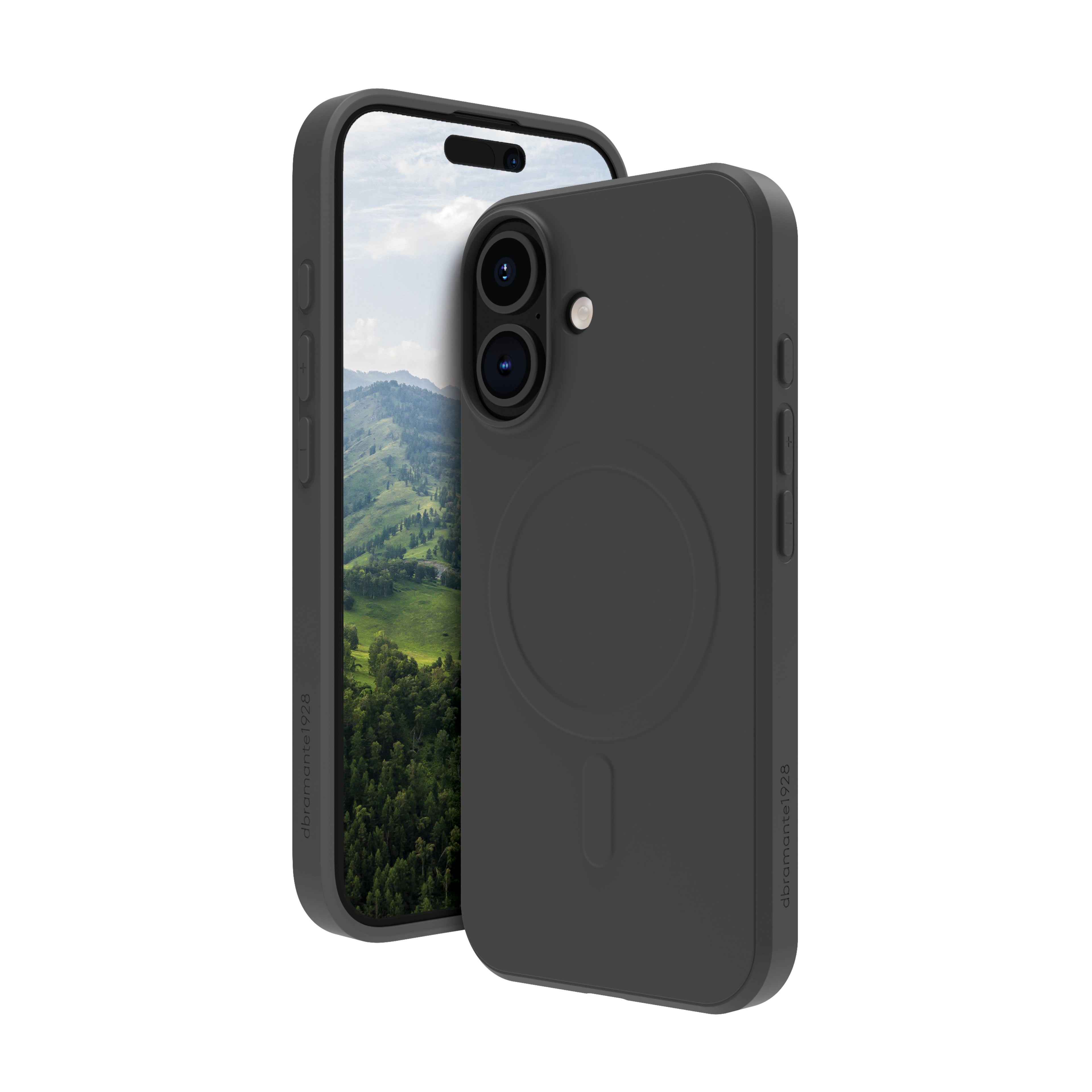 dbramante1928 Greenland Pro - Coque de protection pour téléphone portable - compatibilité avec MagSafe - plastique - noir nuit - pour Apple iPhone 16