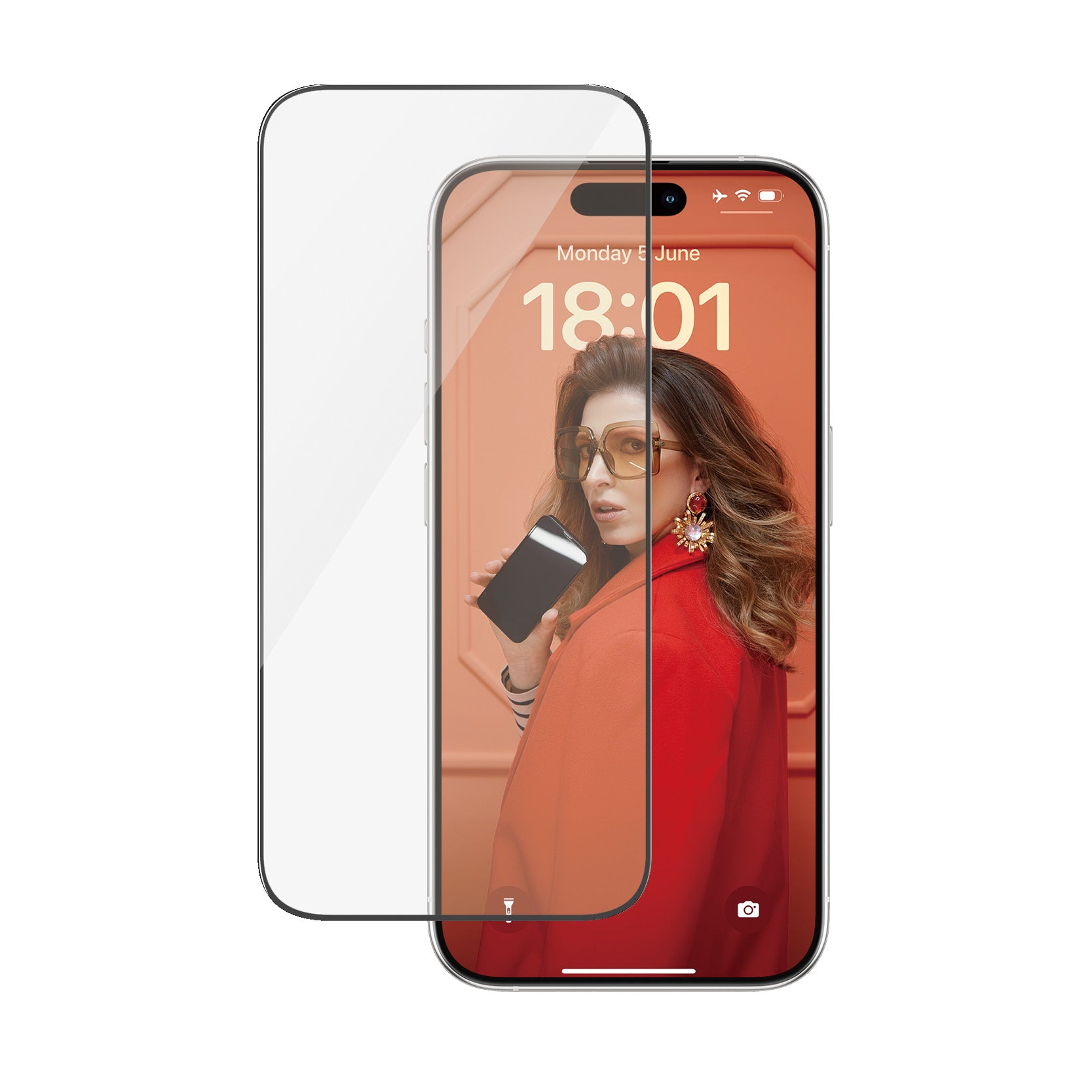 Film Protecteur pour Téléphone Portable PanzerGlass iPhone 15 Pro Apple