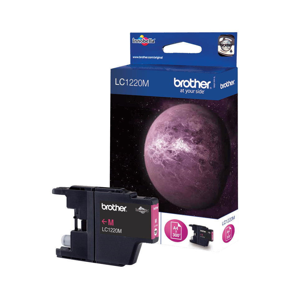 Brother LC1220M - Magenta - original - cartouche d'encre - pour Brother DCP-J525, DCP-J725, DCP-J925, MFC-J430, MFC-J625, MFC-J825, MyMio MFC-J825
