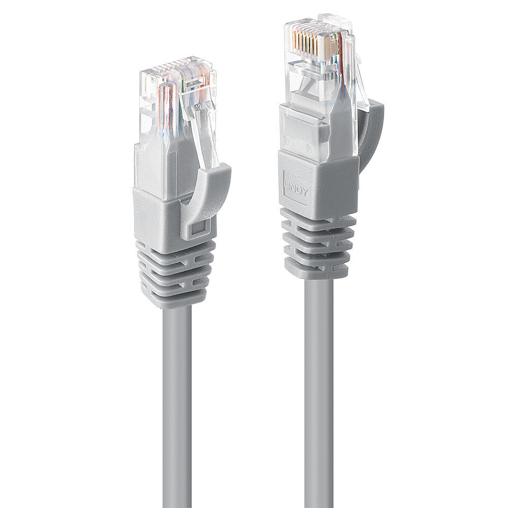 Câble Ethernet LAN LINDY 47670 Gris 7,5 m 1 Unité