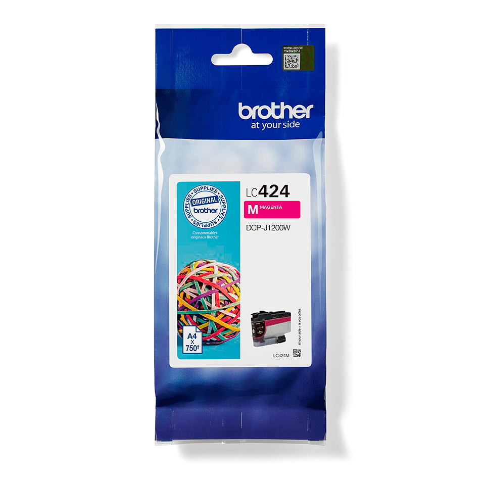 Cartouche d'encre originale Brother LC424M Magenta