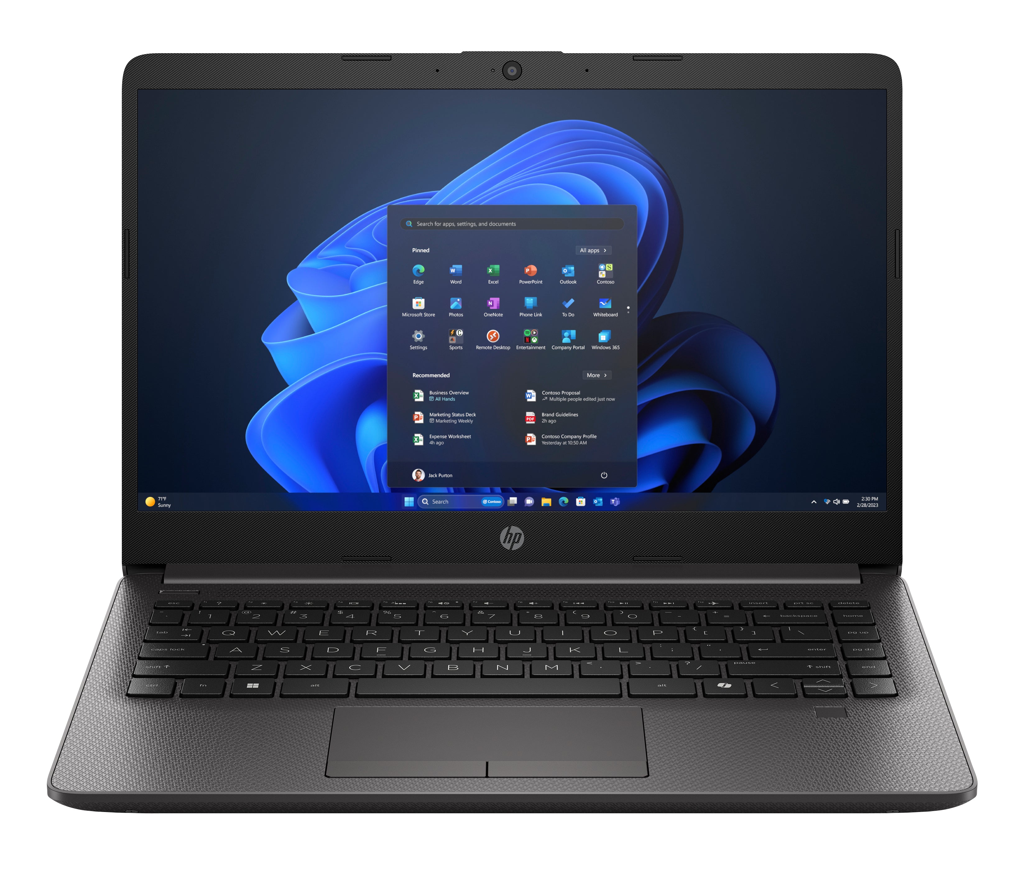 HP 240R G9 Notebook - Intel Core i3 - i3-1315U / jusqu'à 4.5 GHz - Win 11 Pro - UHD Graphics - 8 Go RAM - 256 Go SSD NVMe - 14" IPS 1920 x 1080 (Full HD) - Gigabit Ethernet - Wi-Fi 6, Bluetooth - cendres argent sombre - clavier : Français
