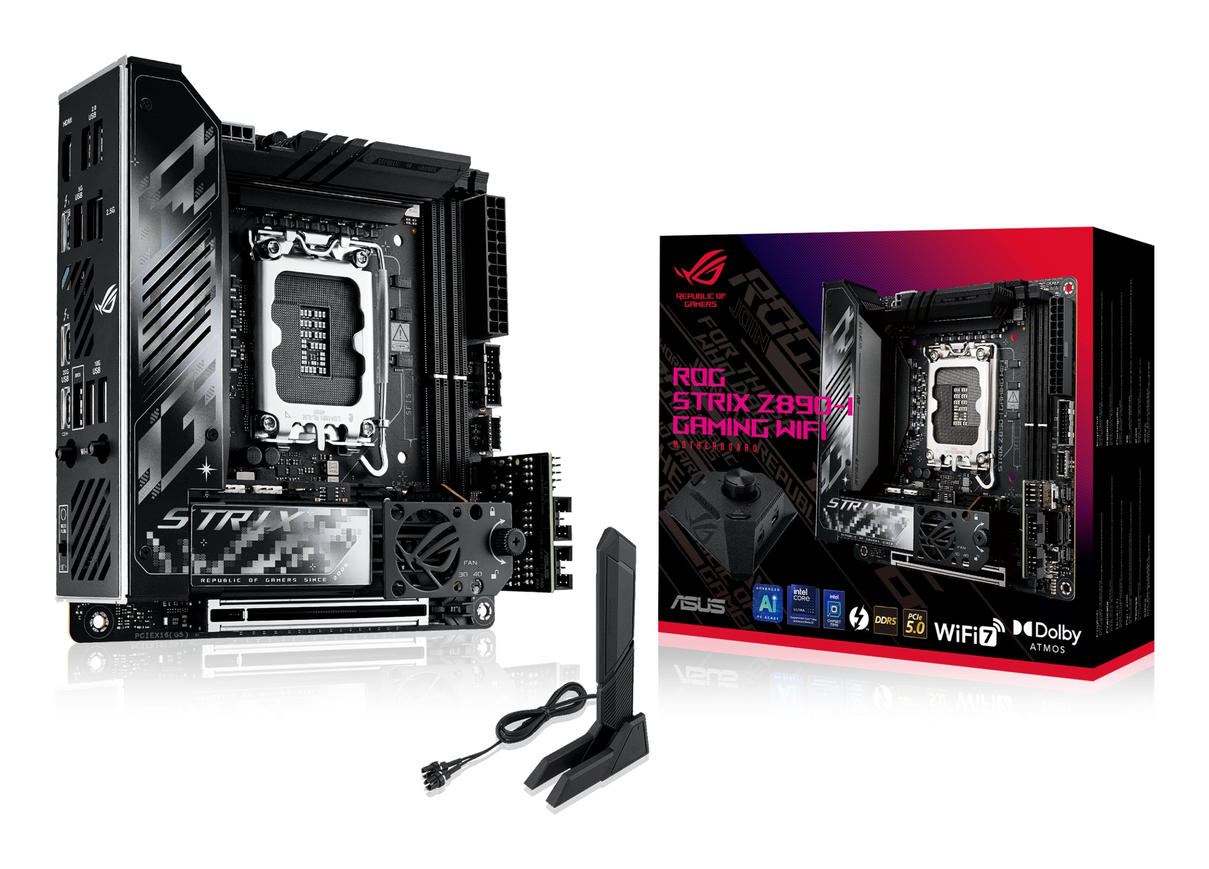 ROG STRIX Z890-I GAMING WIFI - LGA1851/DDR5/mITX