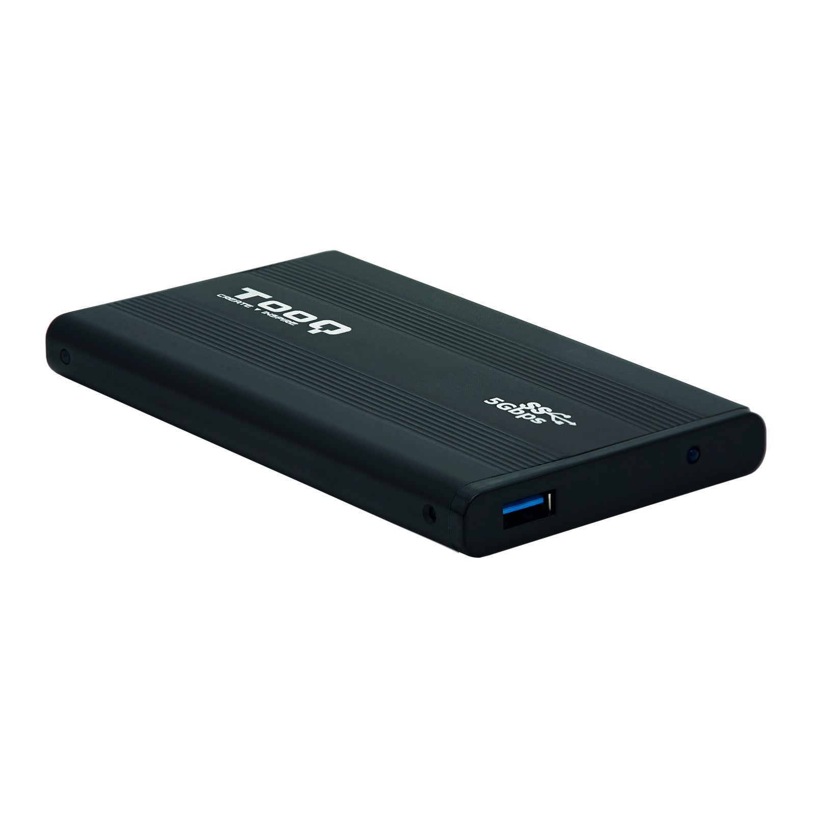 Boîtier Externe TooQ TQE-2524B 2.5" HD SATA III USB 3.0 Noir 2,5"