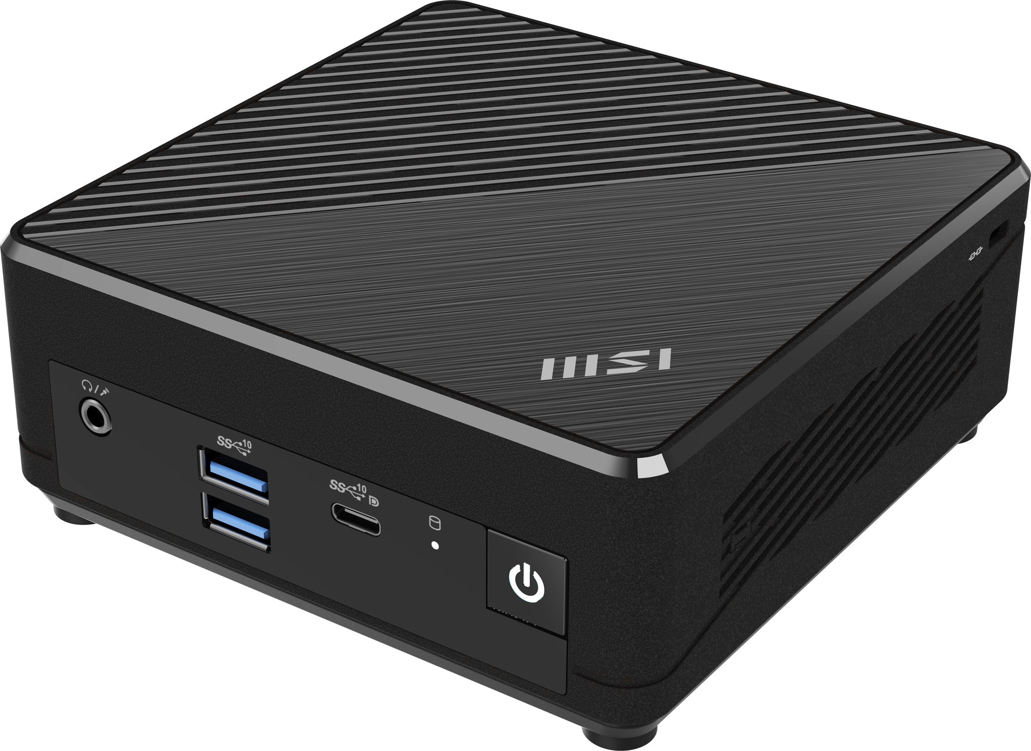 MSI Cubi N ADL 002BEU - Barebone - mini PC 1 x Celeron N100 / jusqu'à 3.4 GHz - UHD Graphics - Gigabit Ethernet - noir