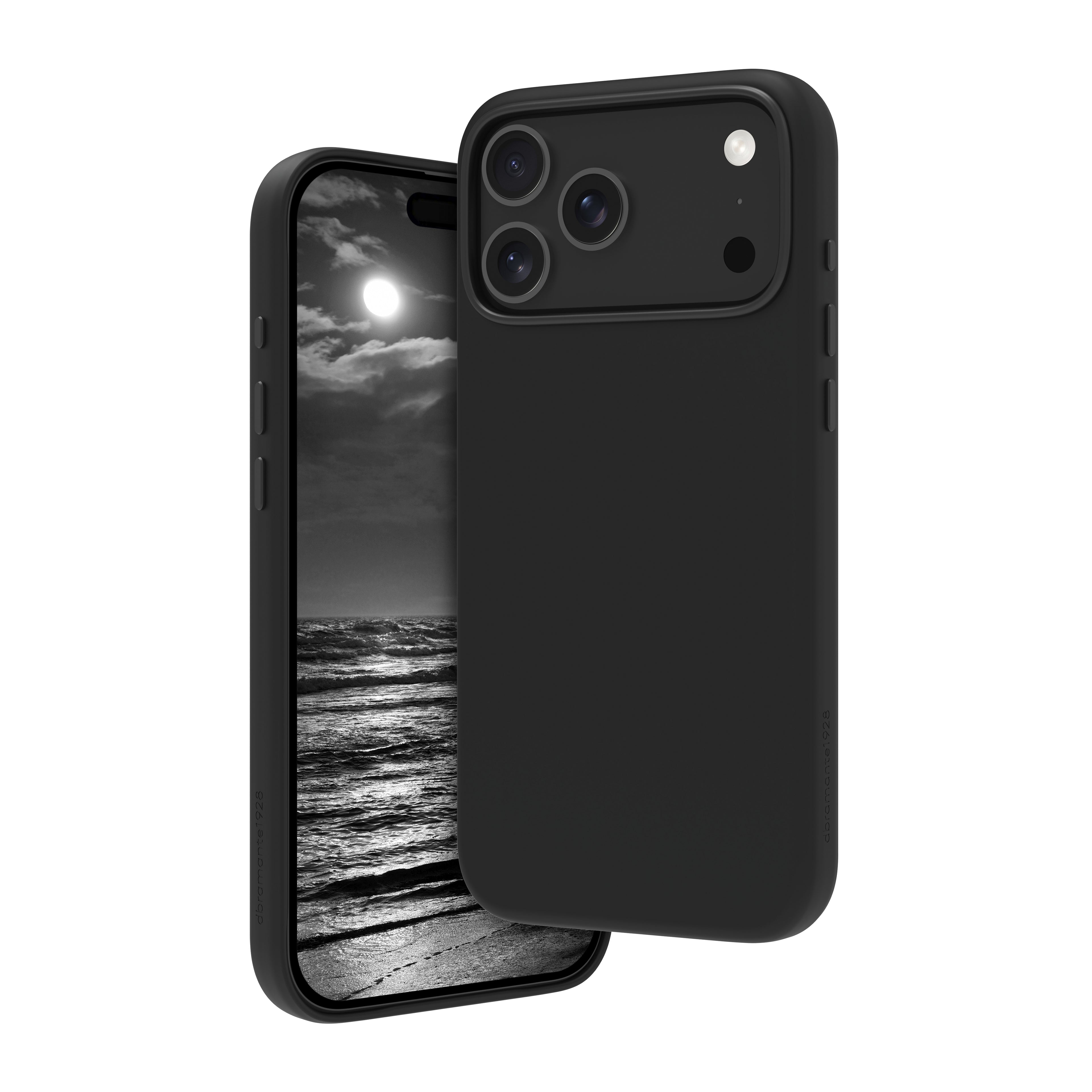 dbramante1928 Roskilde ICON - Coque de protection pour téléphone portable - compatibilité avec MagSafe - plastique recyclé - noir minuit