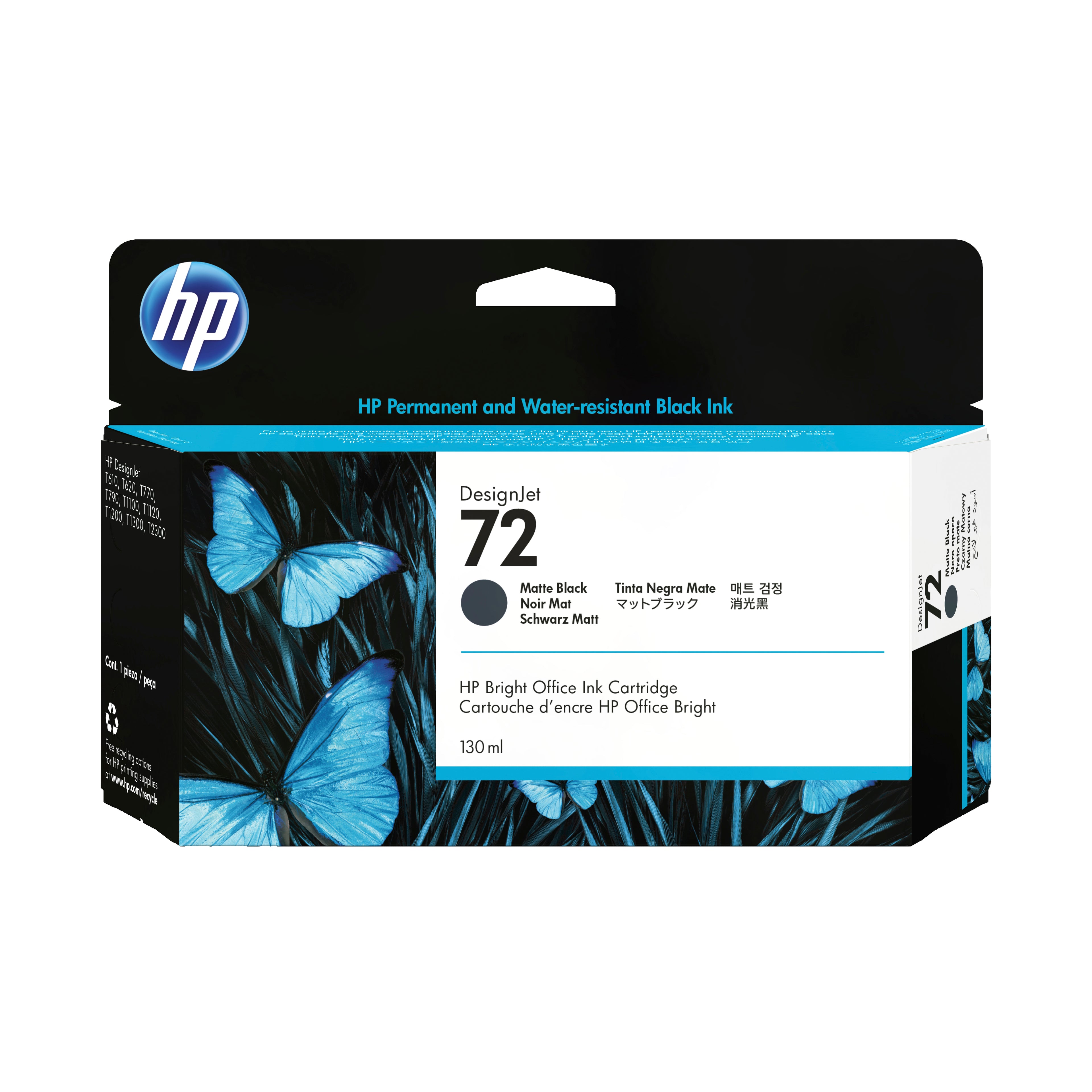 Cartouche d'encre originale HP HP 72 Noir