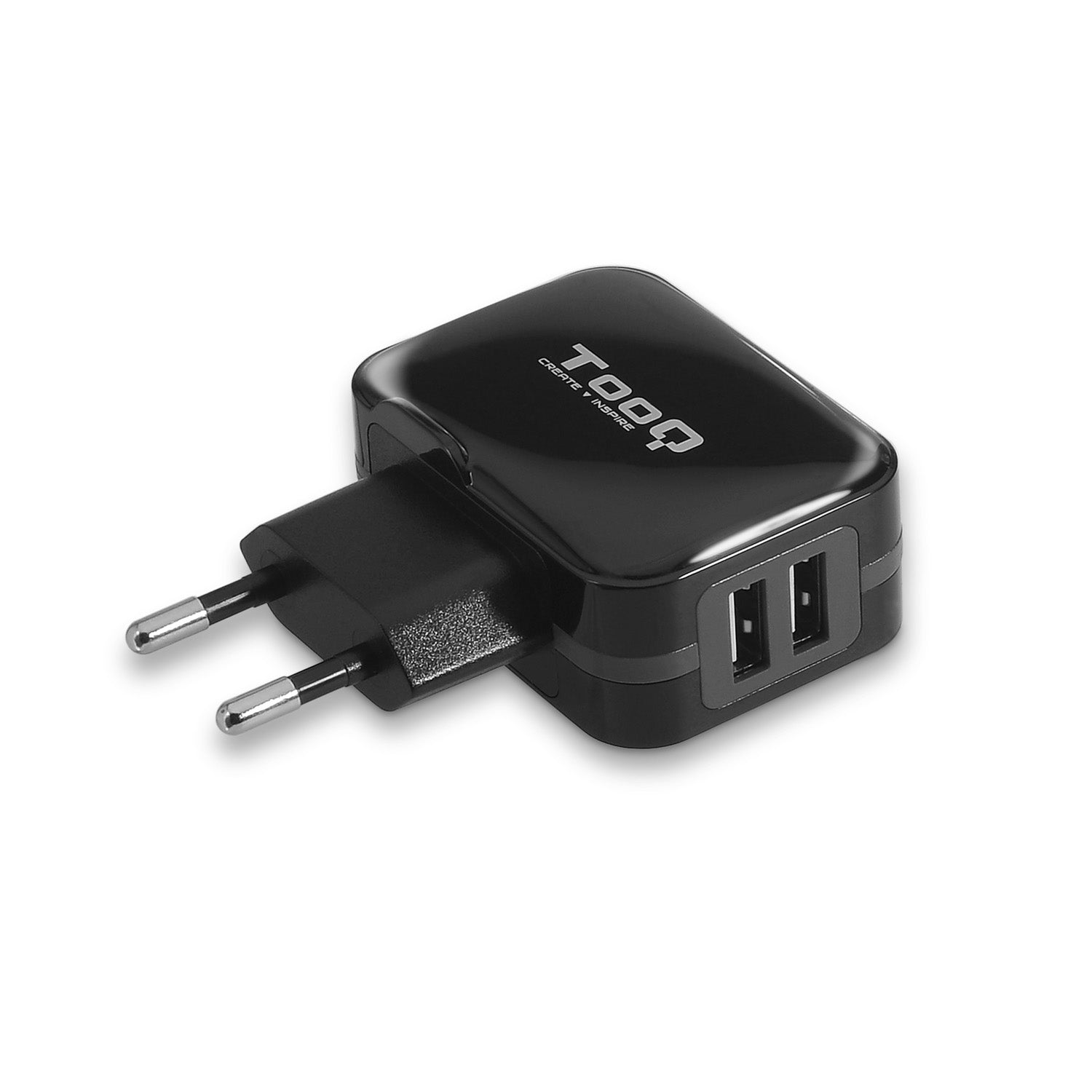Chargeur mural TooQ TQWC-1S02 USB 17W Noir 17 W
