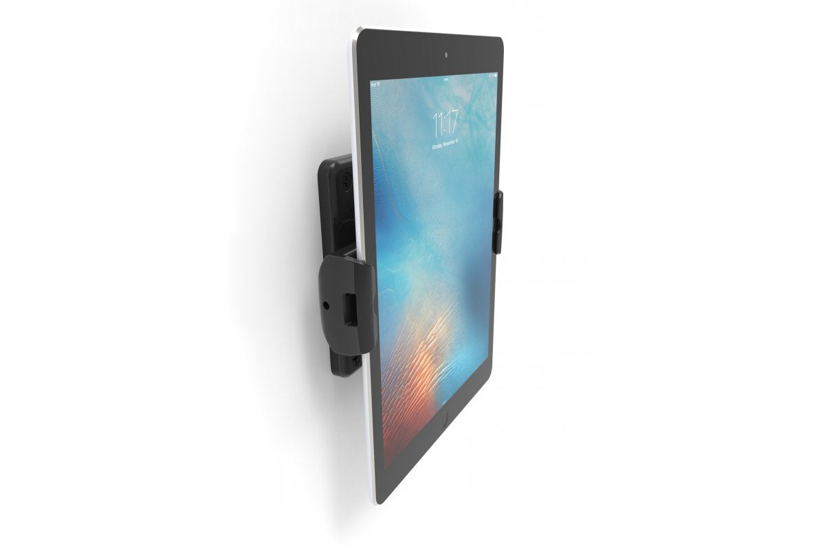 Compulocks Cling Support mural universel pour tablette Compatible VESA - Kit de montage (support mural) - pour tablette - noir - Taille d'écran : jusqu'à 13 pouces - Interface de montage : 100 x 100 mm
