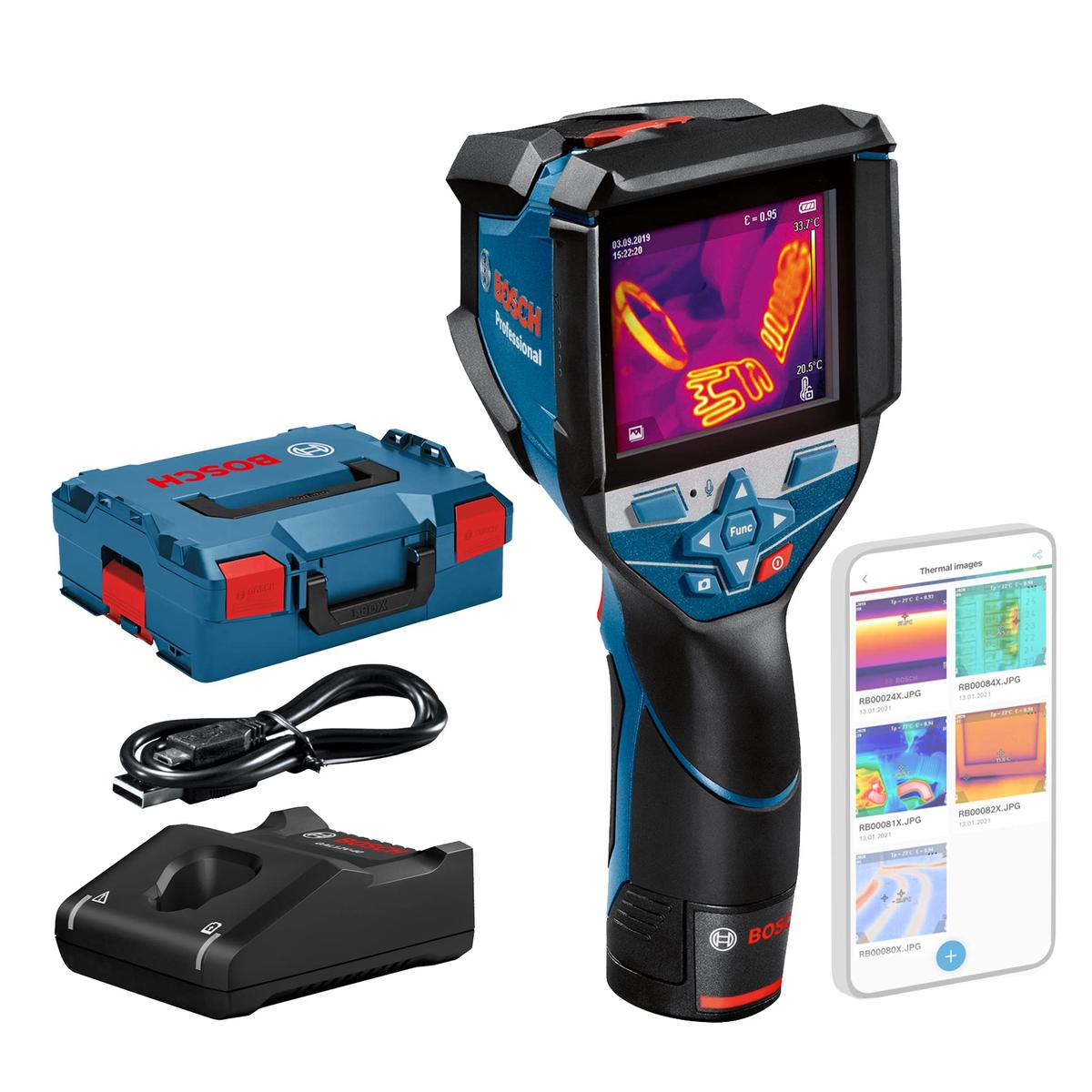 BOSCH KAMERA TERMOWIZYJNA GTC 600 C 12V 1x2,0Ah USB-C LB