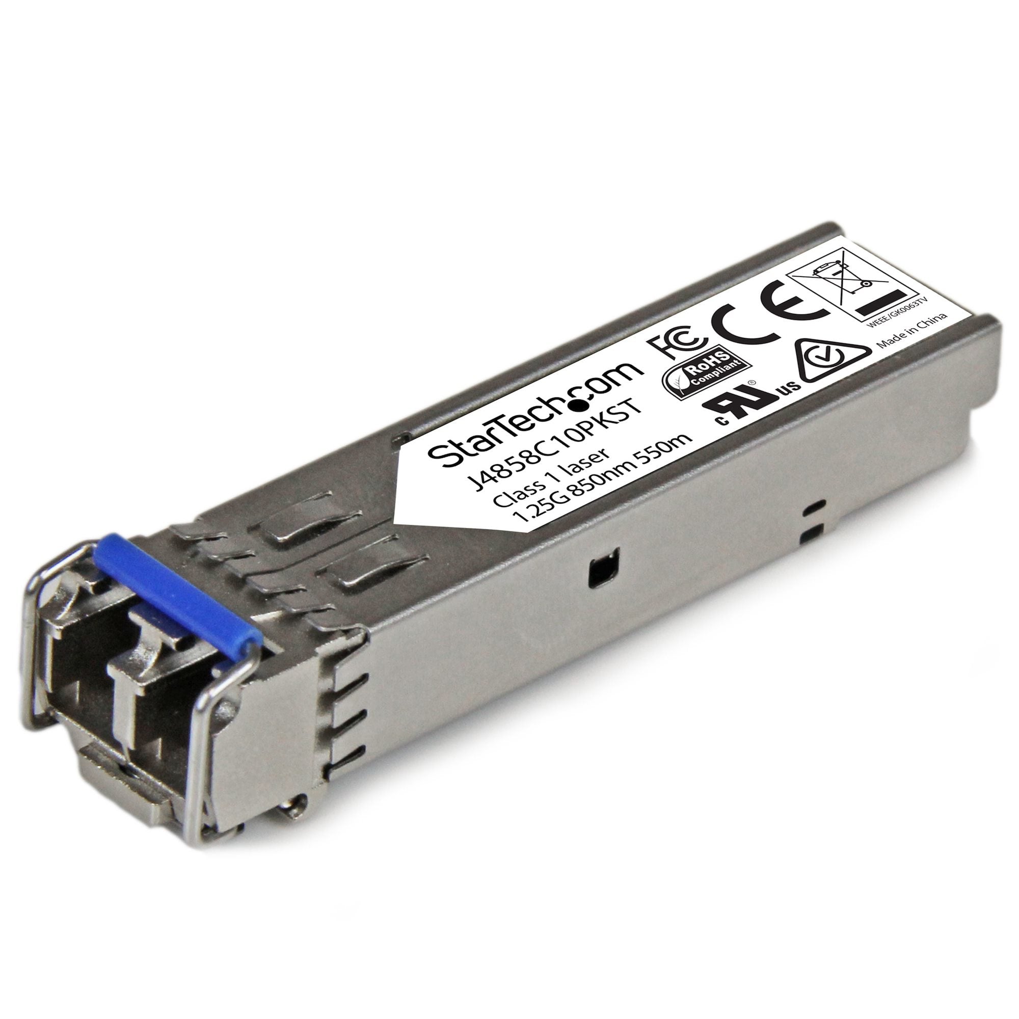 Module SFP à fibre optique monomode Startech J4858C10PKST (10 uds)