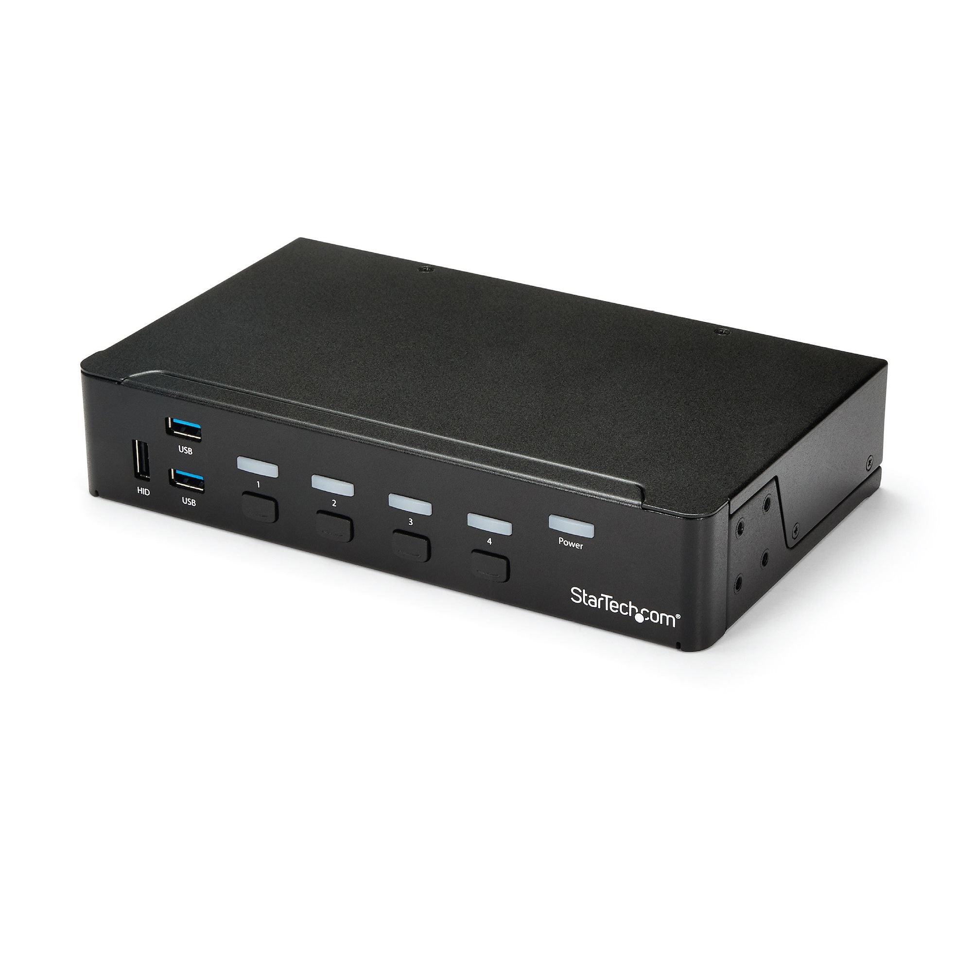 StarTech.com Switch KVM USB HDMI à 4 ports - Commutateur écran clavier souris HDMI avec hub USB 3.0 intégré - 1080p (SV431HDU3A2) - Commutateur écran-clavier-souris/USB - 4 x KVM / audio / USB + 3 x SuperSpeed USB - 1 utilisateur local - Montable sur rack