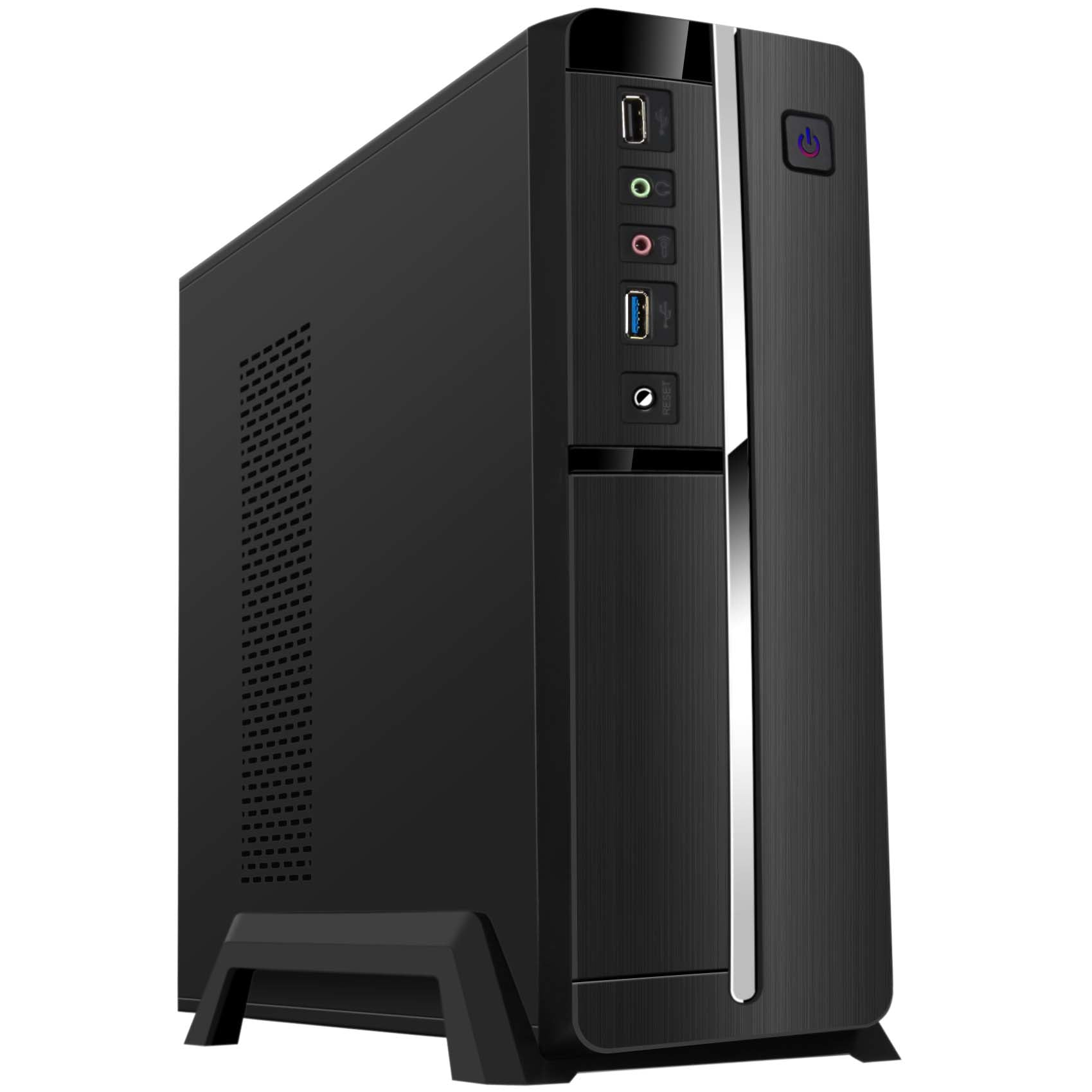 Boitier Mini Tour Micro ATX TooQ TQC-3005U3 + Alimentation 500W (Noir)