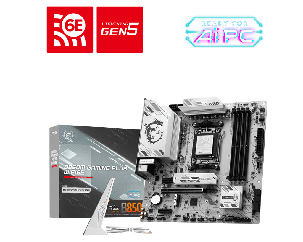 Carte Mère MSI B850M GAMING PLUS WIFI6E AMD AM5 AMD