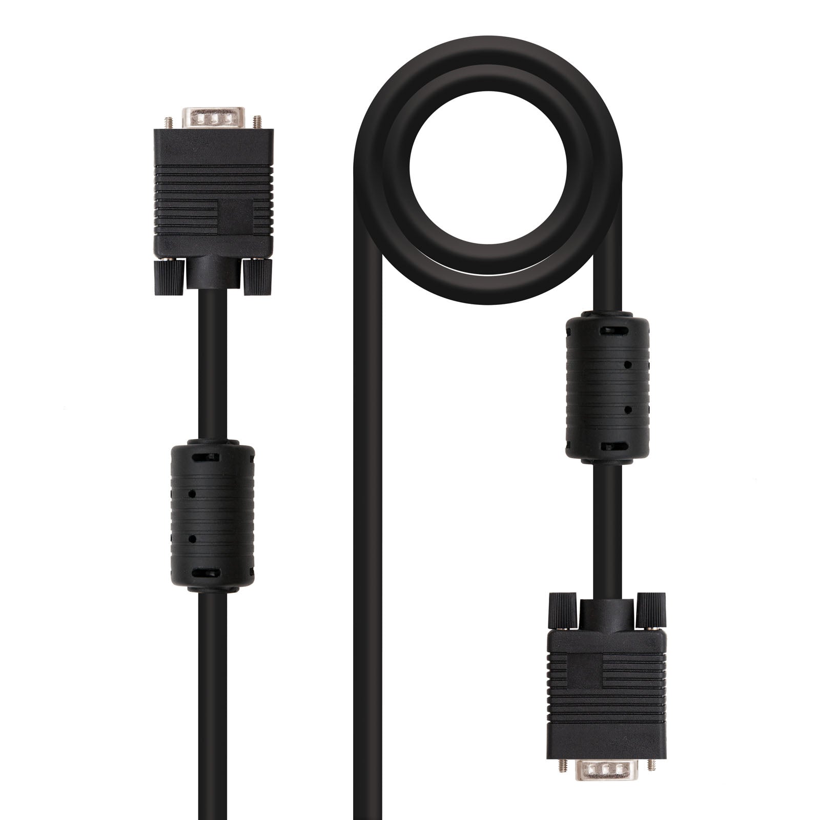 Cable S-VGA Nanocable 1m M/M (Noir)