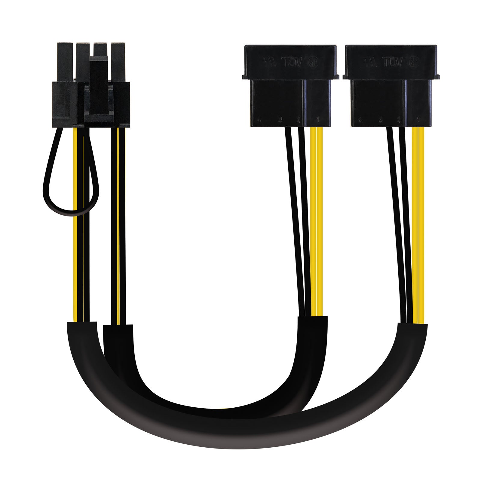 Câble d’Alimentation Molex NANOCABLE 10.19.1201 PCI-e (20 cm)