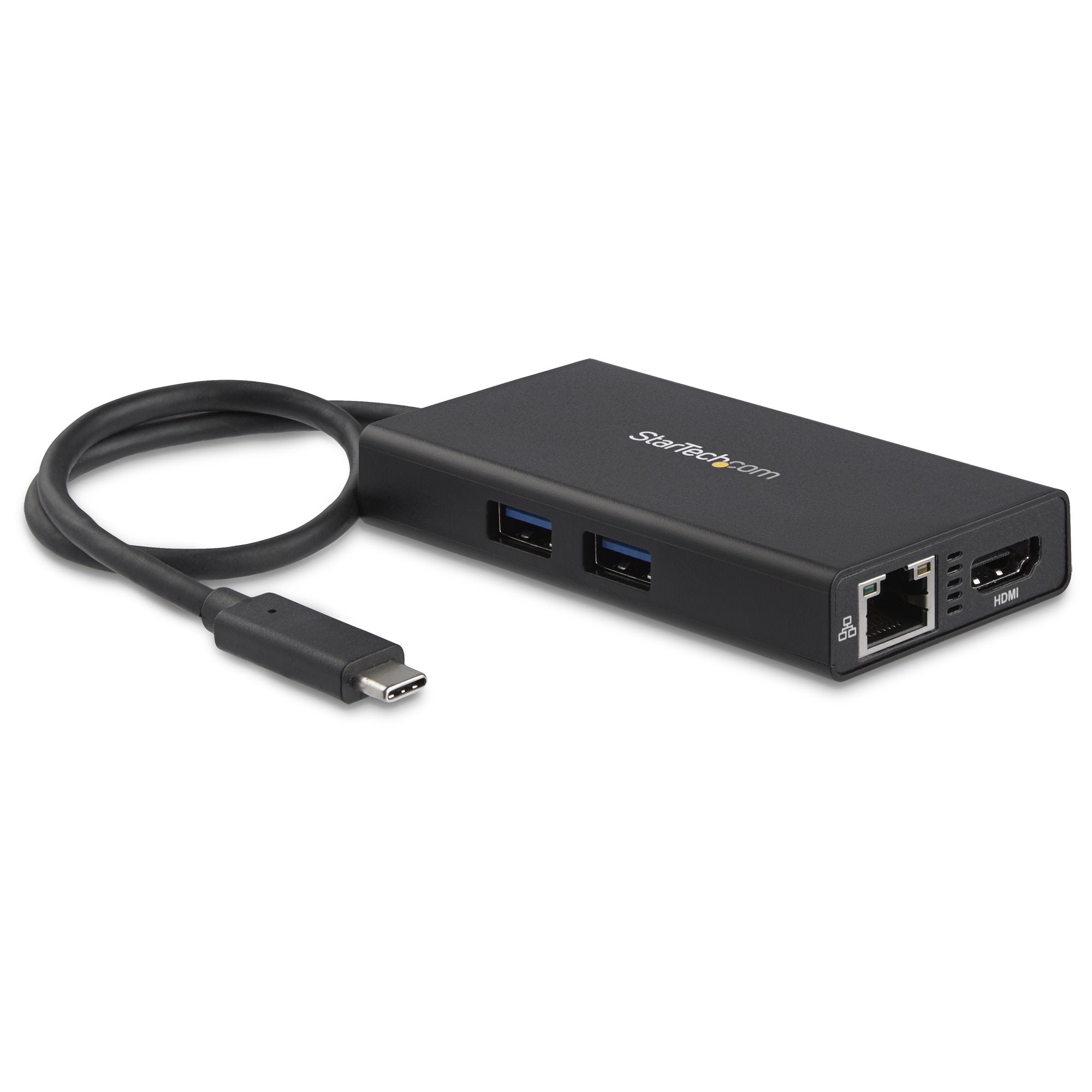 Hub USB Startech DKT30CHPD Noir