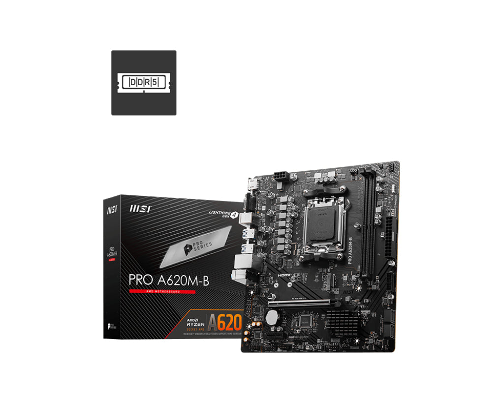 Carte Mère MSI Pro A620M-B (AM5) Micro ATX
