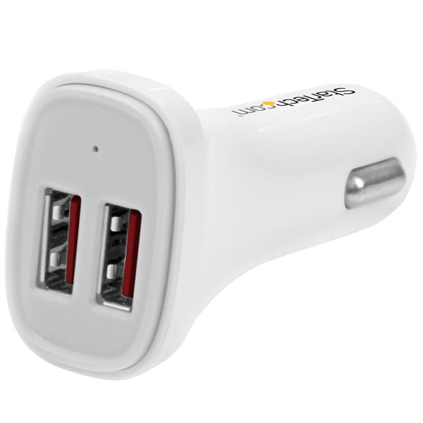 Chargeur de voiture Startech USB2PCARWHS          Blanc