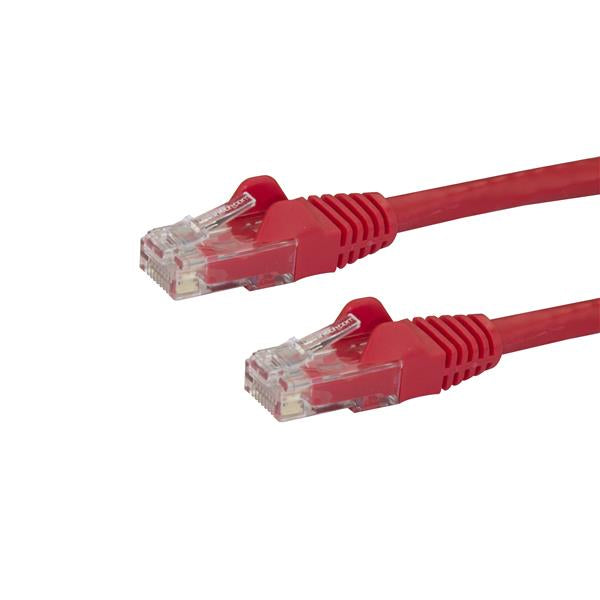 StarTech.com Câble Ethernet 10 m - RJ45 Cat6 - Câble réseau sans accroc - UTP - Cordon patch - Catégorie 6 - Rouge - Cordon de raccordement - RJ-45 (M) pour RJ-45 (M) - 10 m - CAT 6 - moulé, sans crochet - rouge
