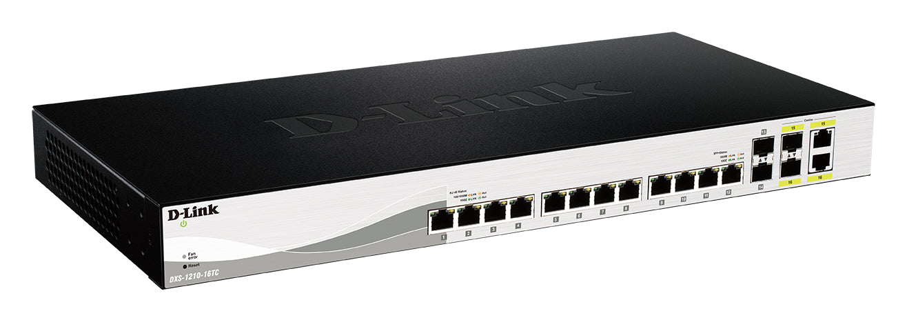 Switch D-Link DXS-1210-16TC Noir