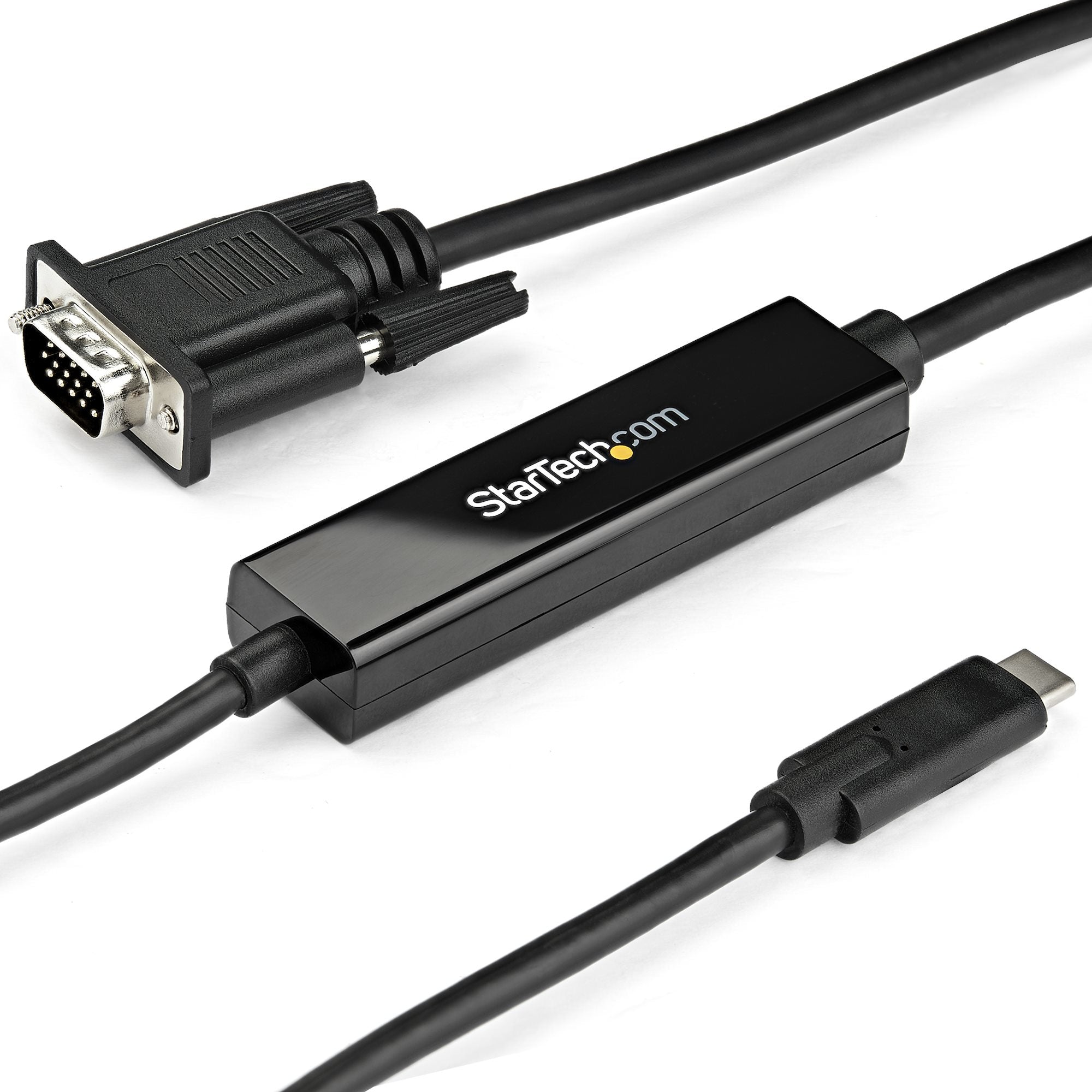 StarTech.com Câble adaptateur USB-C vers VGA de 1 m - 1920 x 1200 - Adaptateur vidéo externe - USB-C - VGA - pour P/N: TB4CDOCK