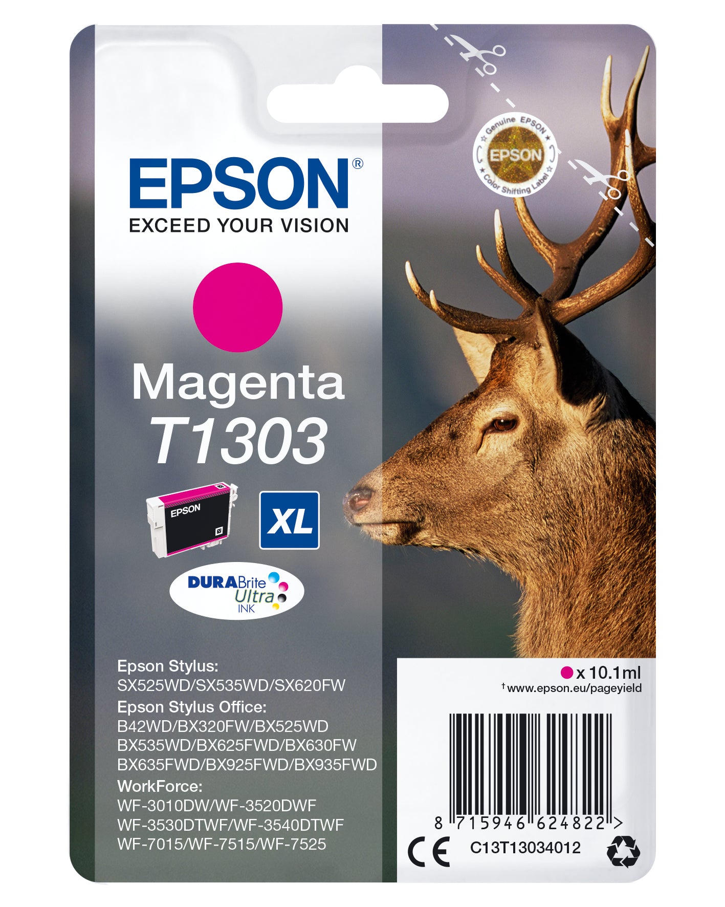 Cartouche d'encre originale Epson BX320FW Magenta (8 Unités)