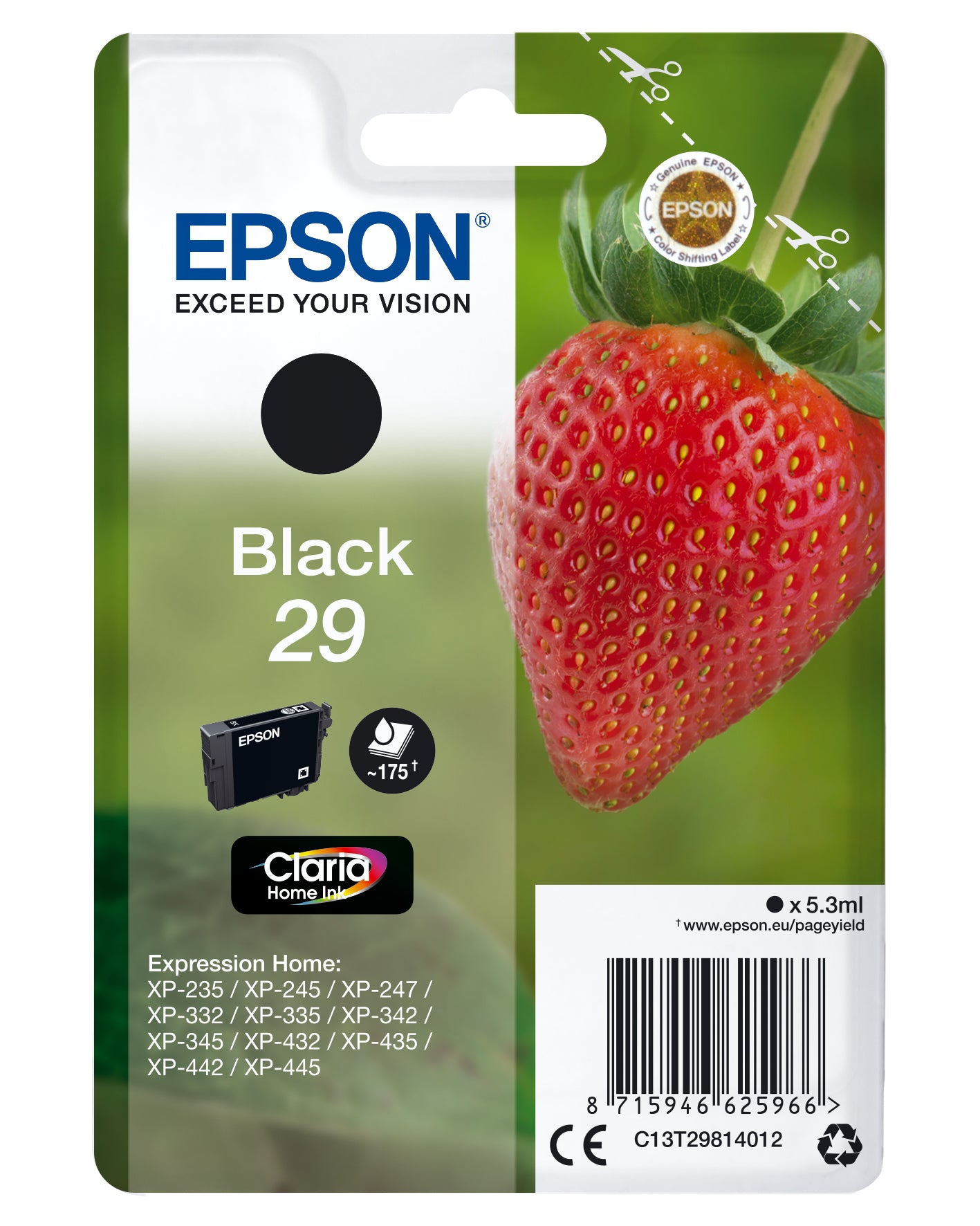 Cartouche d'Encre Compatible Epson T2981 Noir